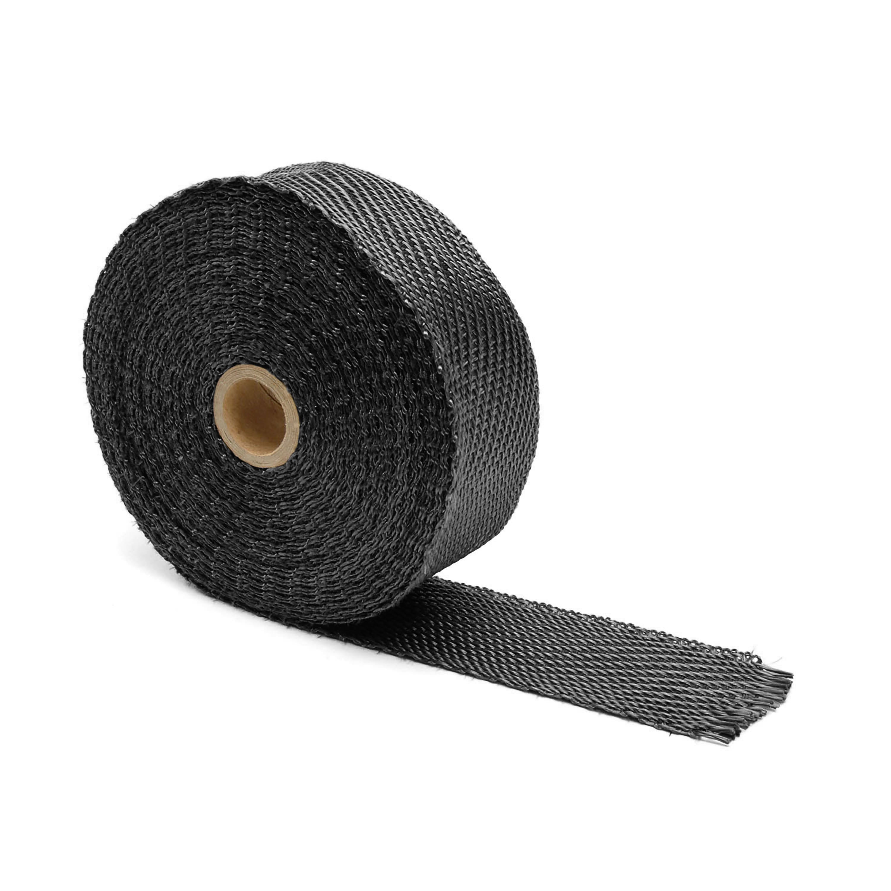 Design Engineering One 50 foot roll of 2 inch wide Black Titanium exhaust wrap. Exhaust Heat Shield
