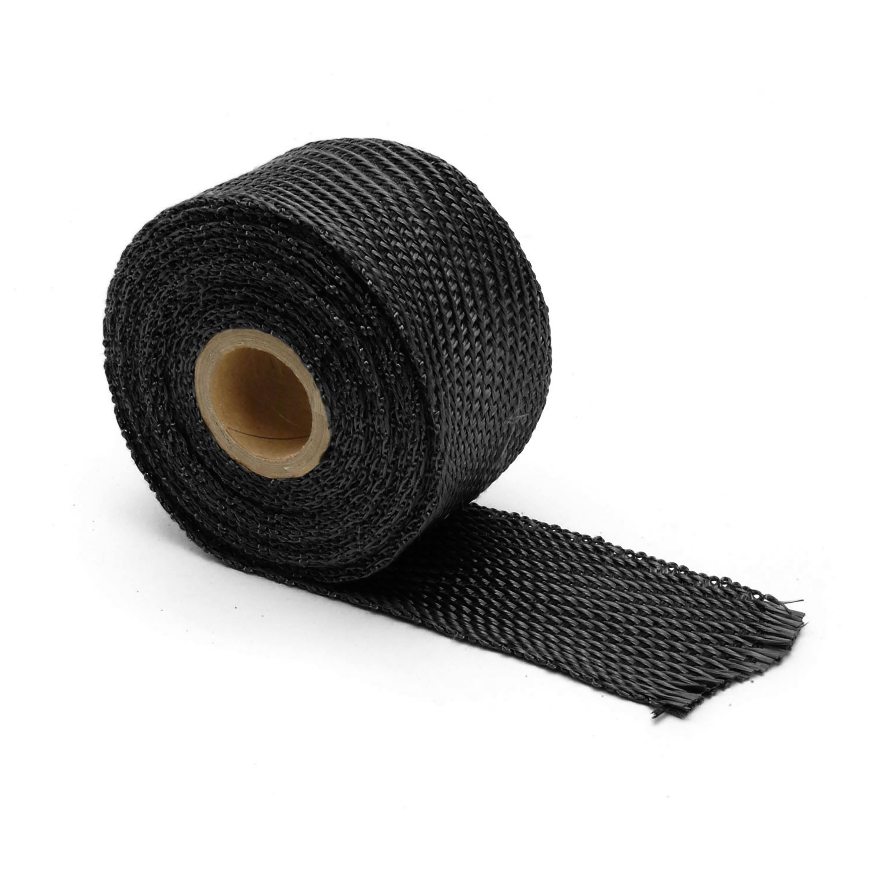 Design Engineering One 15 foot roll of 2 inch wide Black Titanium exhaust wrap. Exhaust Heat Shield