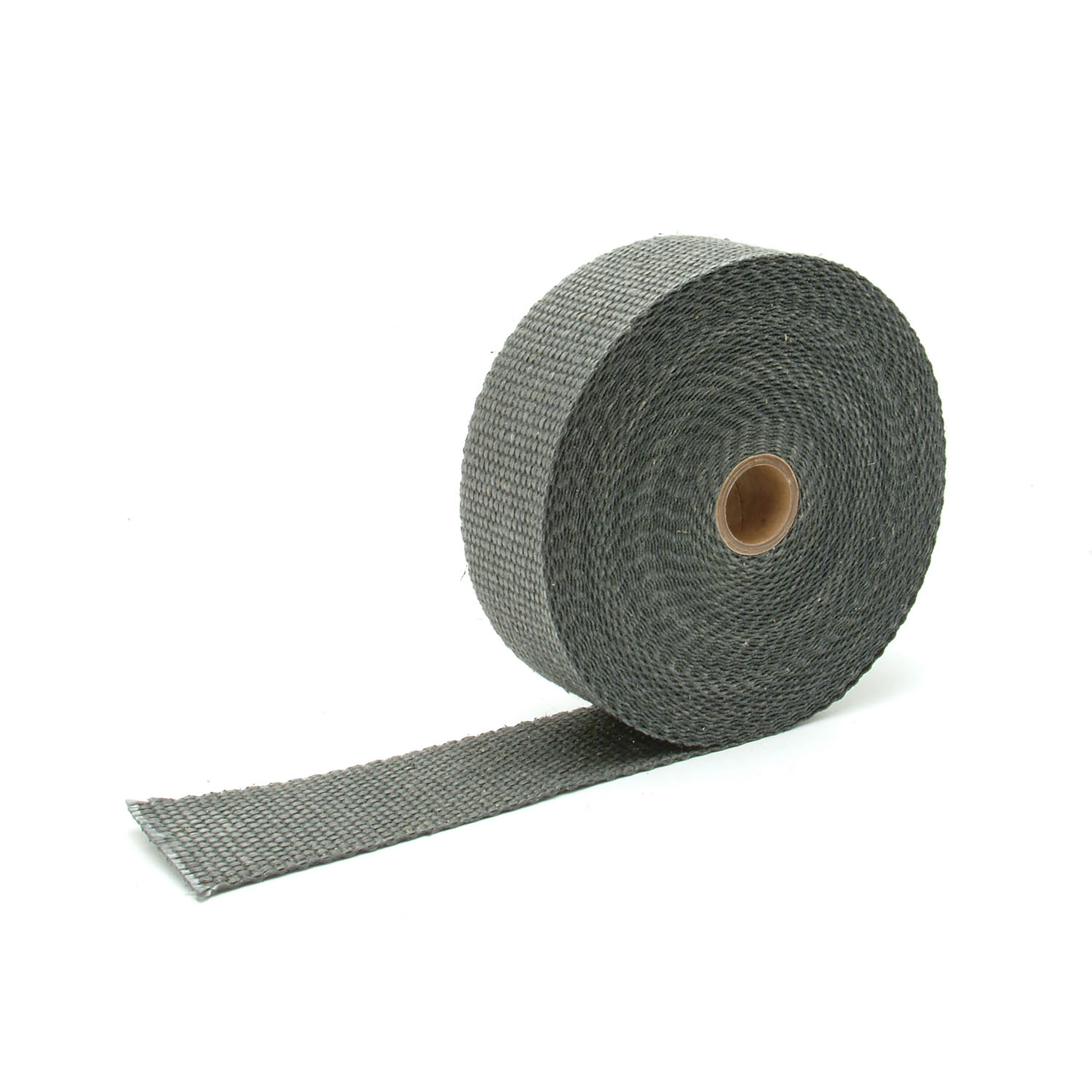 Design Engineering One 50 foot roll of 2 inch wide Black Glass Fiber exhaust wrap. Exhaust Heat Shield