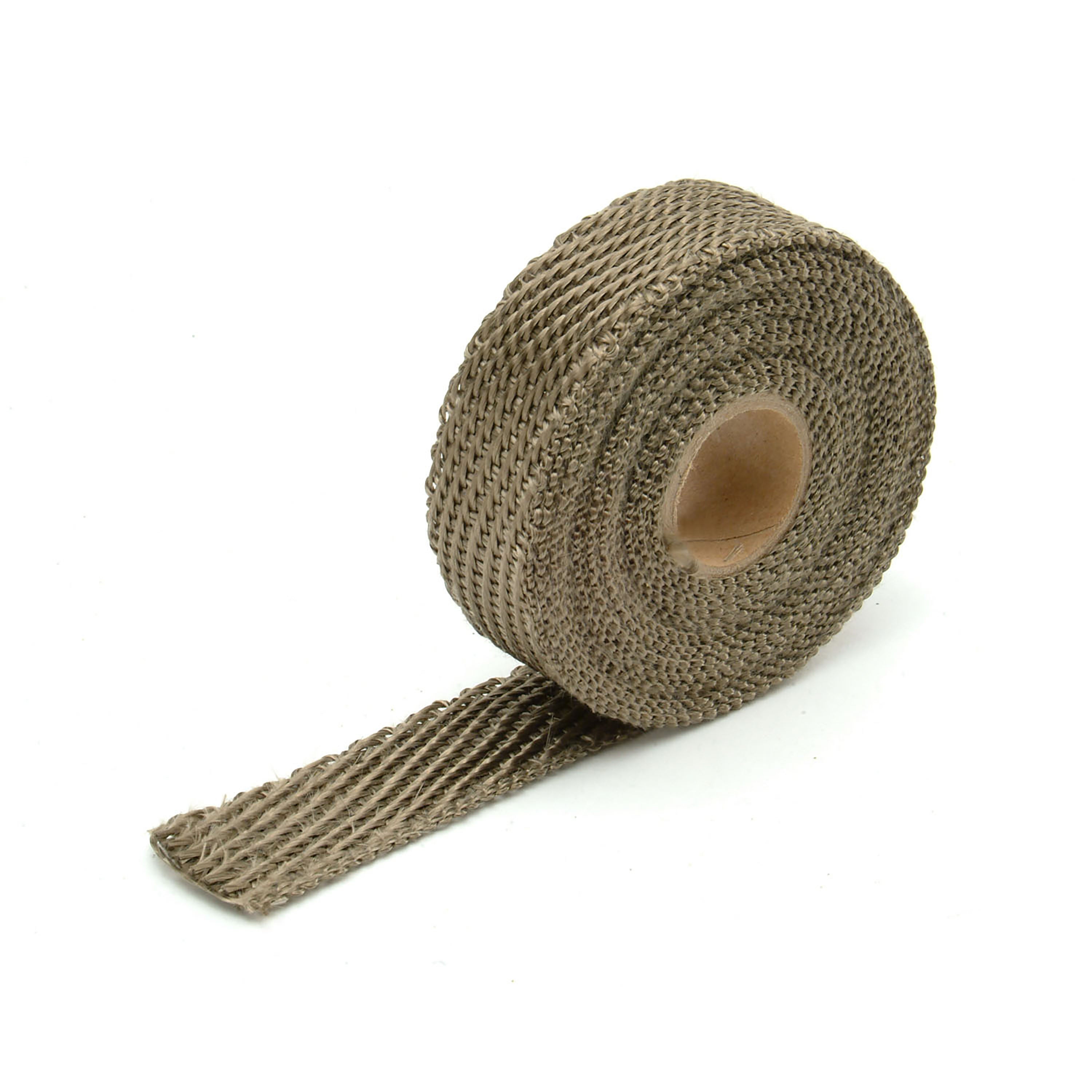 Design Engineering One 15 foot roll of 1 inch wide titanium exhaust wrap. Exhaust Heat Shield 10128