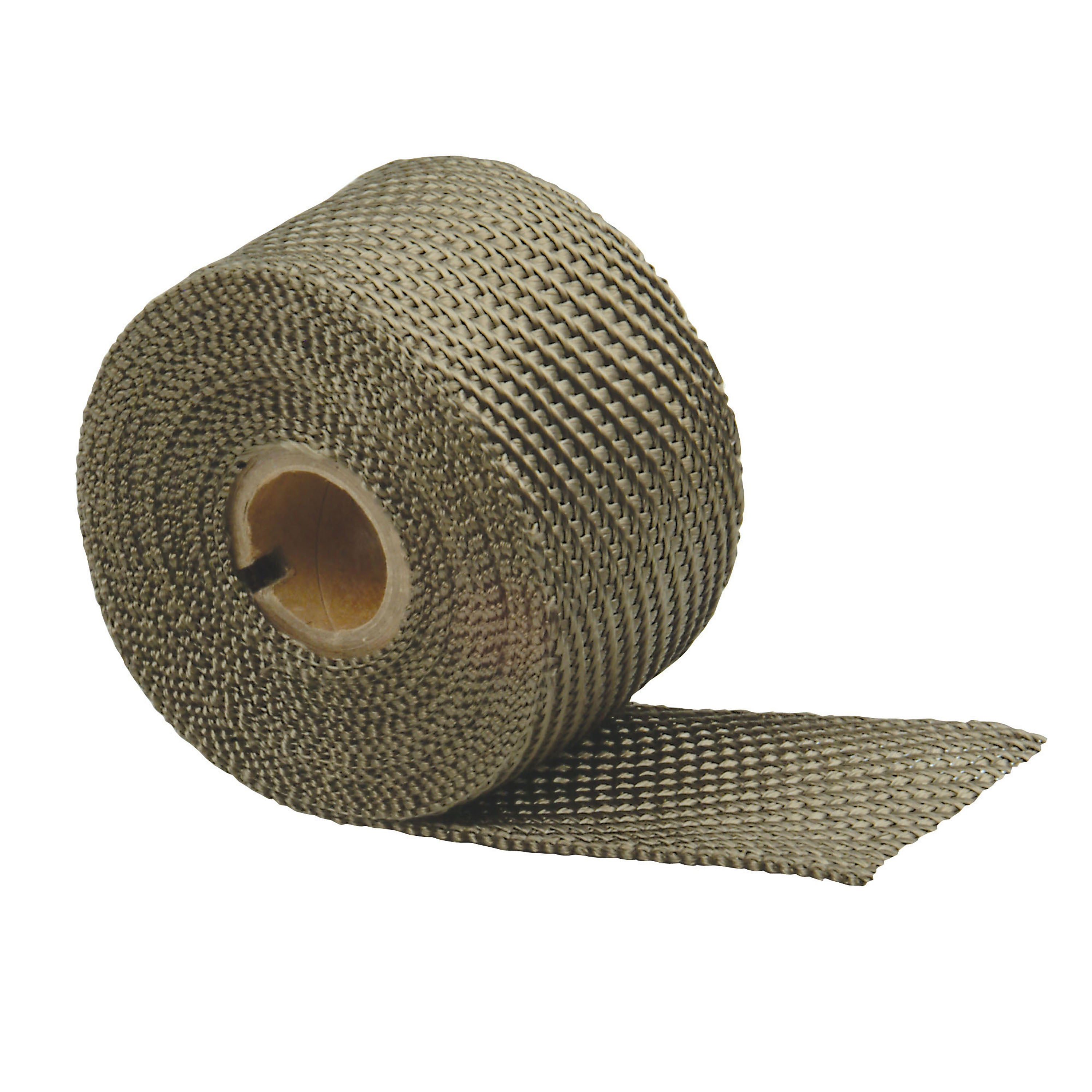 Design Engineering One 25 foot roll of 2 inch wide titanium exhaust wrap. Exhaust Heat Shield 10131