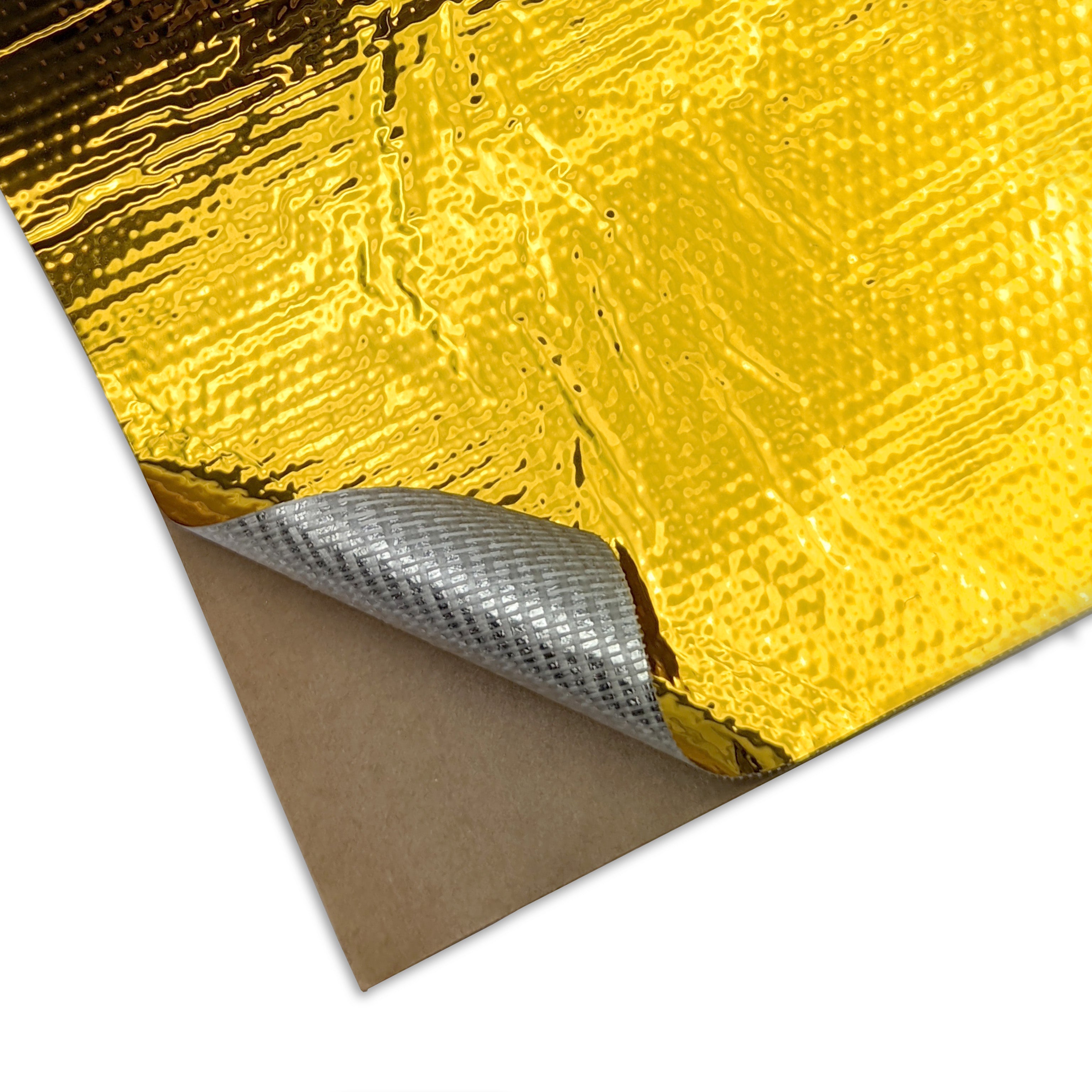 Design Engineering One 24 inch by 24 inch sheet of Reflect-A-Gold. Heat Reflective Tape 10393