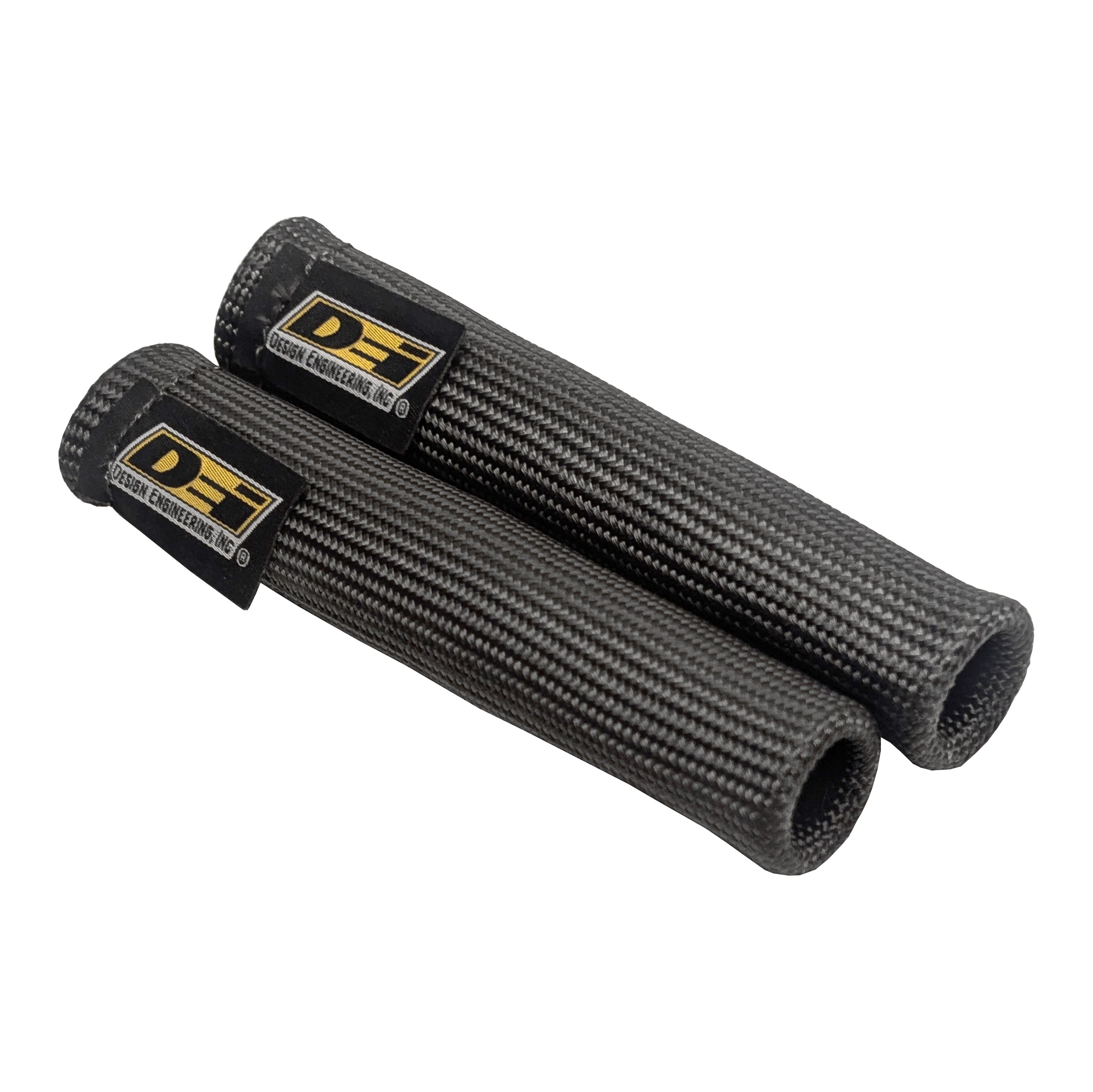 Design Engineering Two black 6 inch Protect-A-Boots with internal metal ring. Spark Plug Boot Heat Sleeve