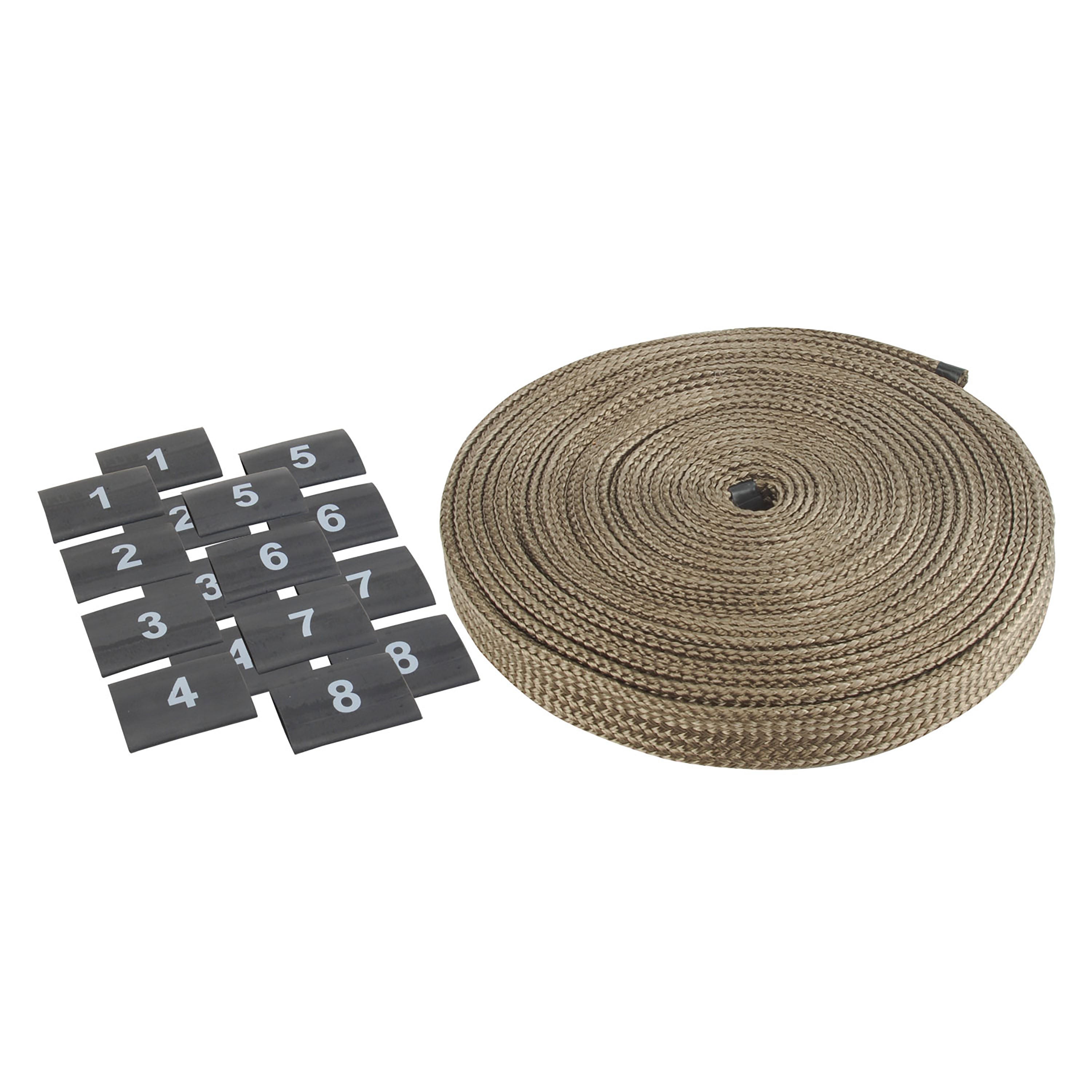 Design Engineering Protect-A-Wire Kit Titanium 8 Cylinder Wire Conduit 10603
