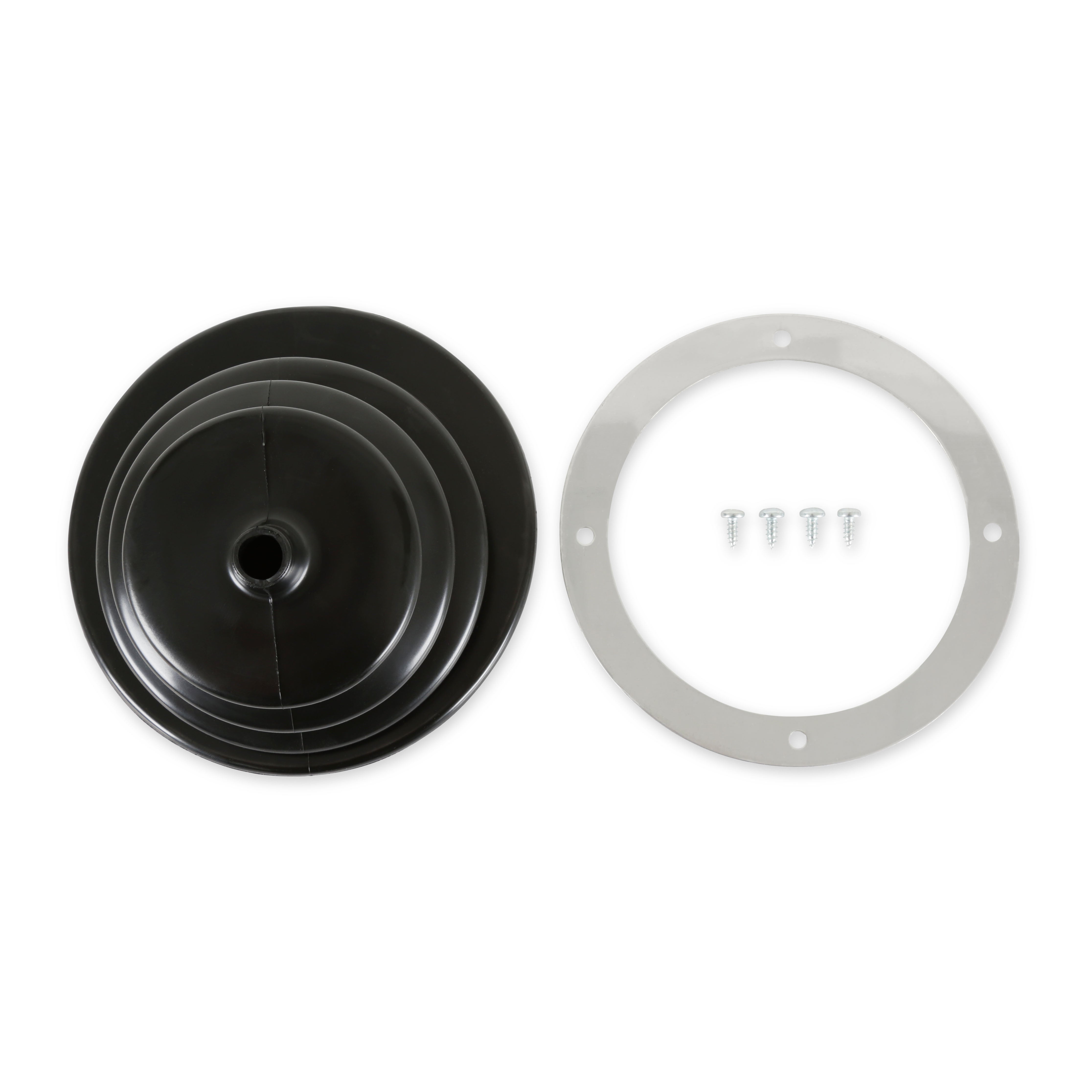 Mr Gasket Small Round Boot With 5-1/2 Inch Round Trim Ring. Manual Transmission Shift Boot 1651 product image 1