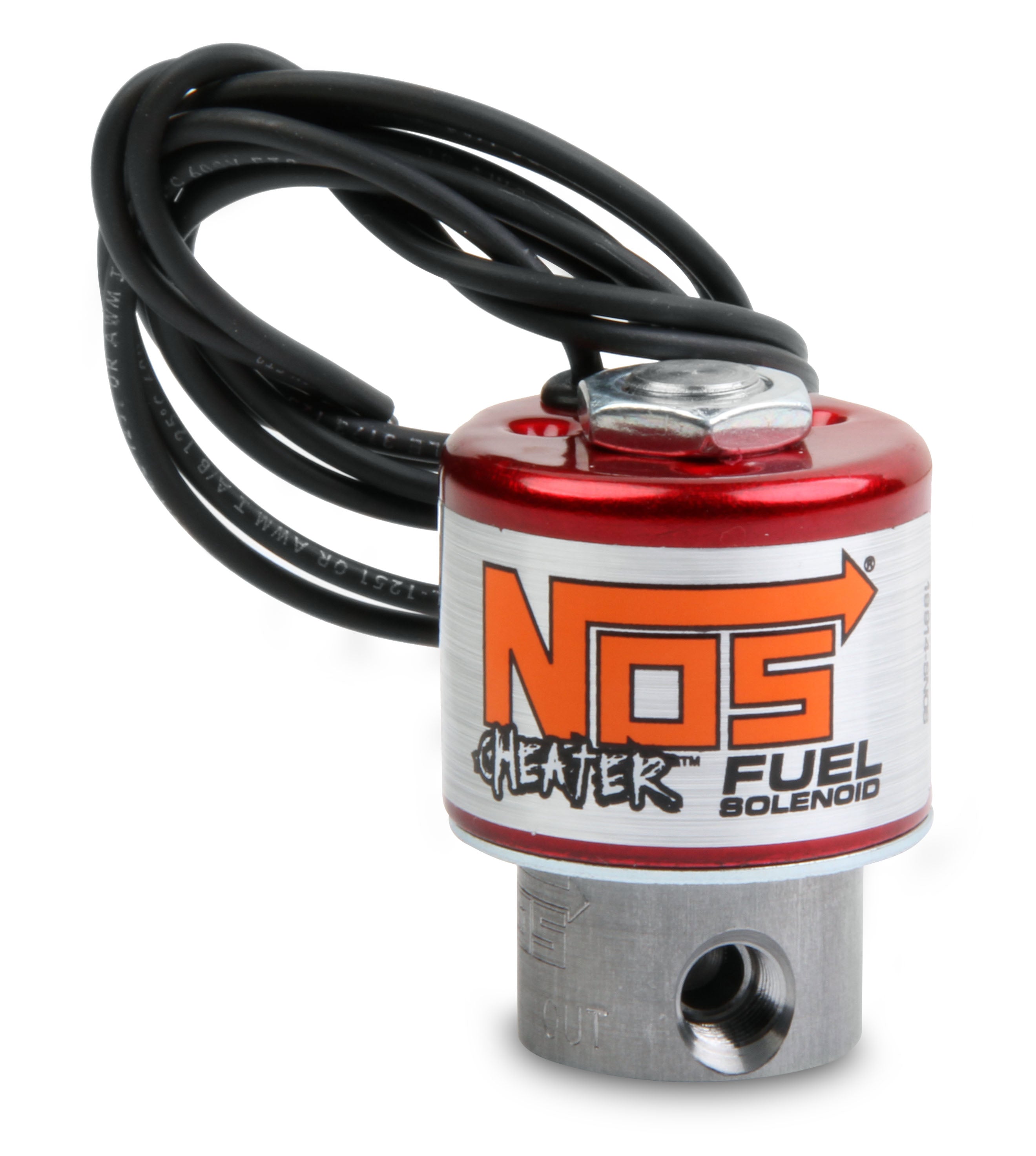 NOS/Nitrous Oxide System NOS Fuel Solenoid - Red 18050NOS