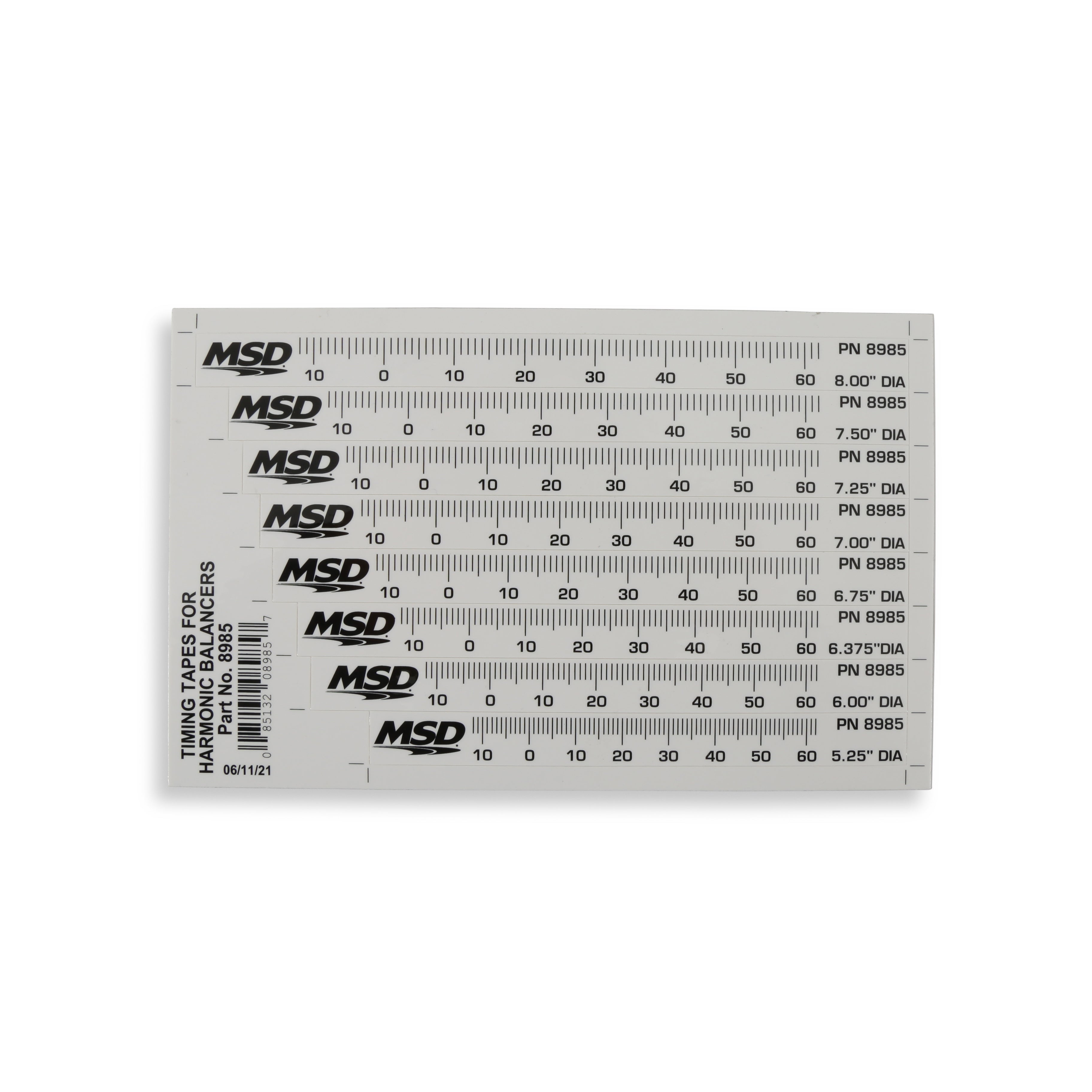 MSD 8985 Timing Tape - Harmonic Balancer 5.25" to 8.00" Diameter product image 1