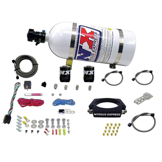 Nitrous Express LS 102mm Plate System (50-400HP) W/ 10LB Bottle. 20933-10