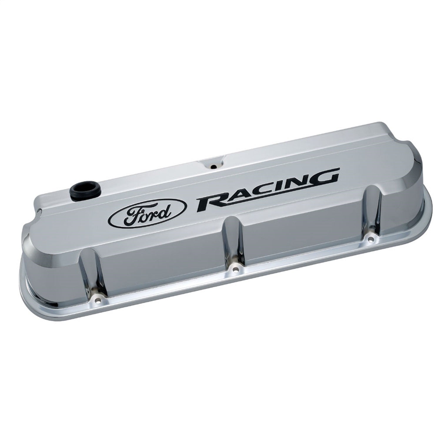 Ford Performance 289 - 351 Slant Edge Valve Cover Chrome - 302-139