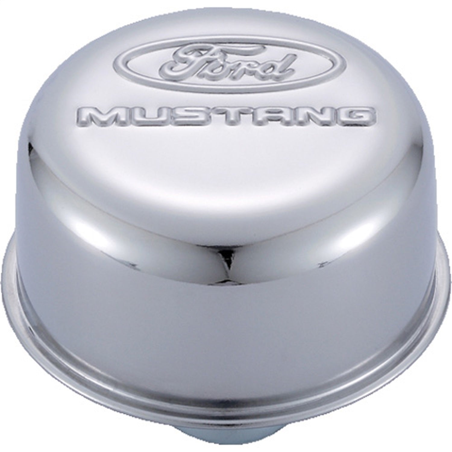 Ford Performance Ford Mustang Logo Air Breather Cap - Chrome - 302-220