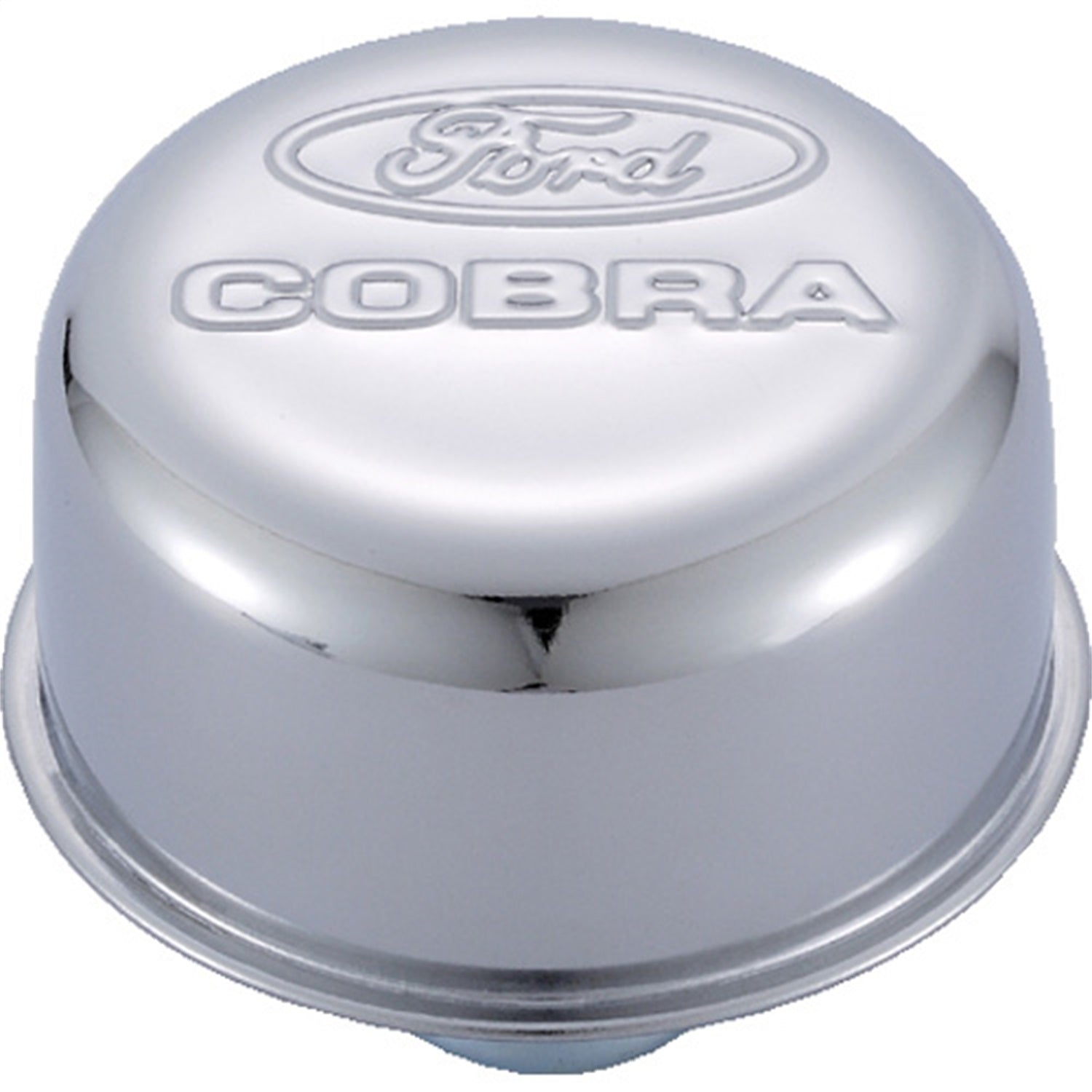 Ford Performance Ford Cobra Logo Air Breather Cap: Chrome - 302-225