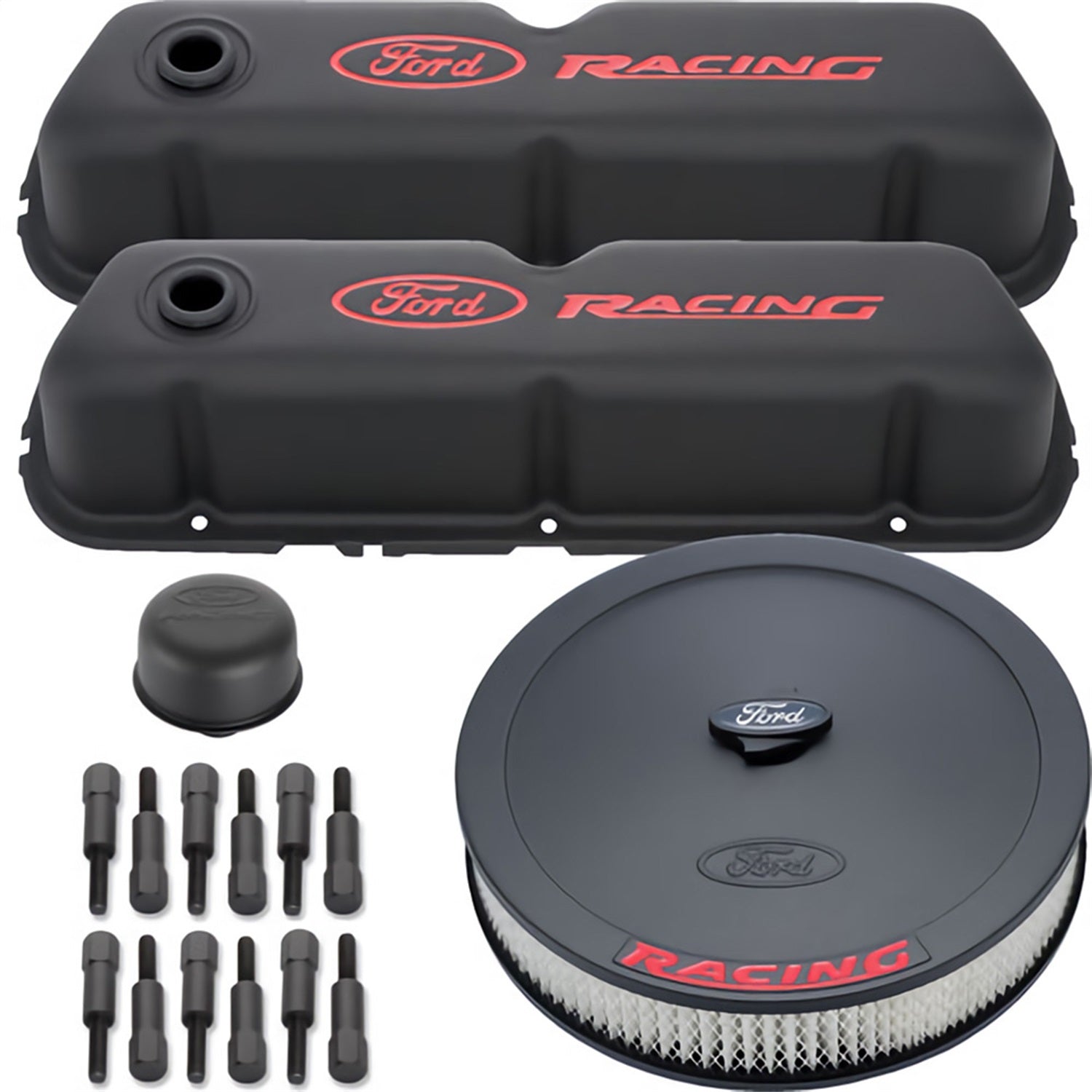 Ford Performance Complete Dress Up Kit, Black Crinkle Finish - 302-500