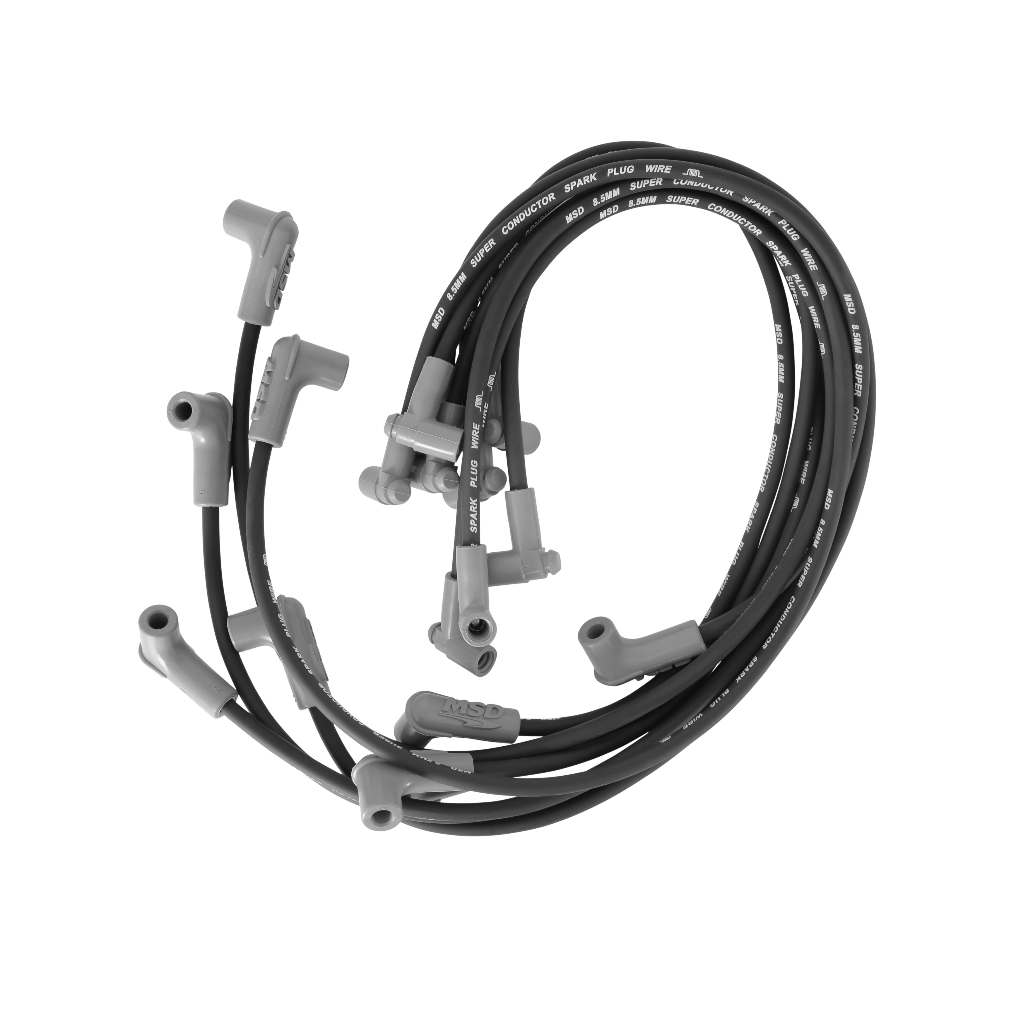 MSD For Use on Ford 351C-400, Socket, Black Jacket. Spark Plug Wire Set 31383 product image 1