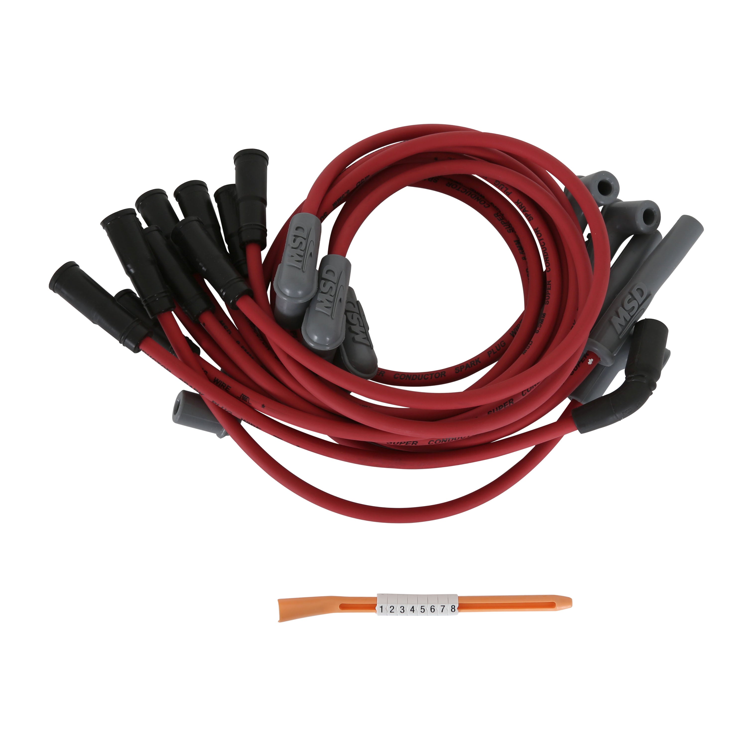 MSD Super Conductor Spark Plug Wire Set, Chevy Corvette, LT1, V8, ’92-’97 32179 product image 1