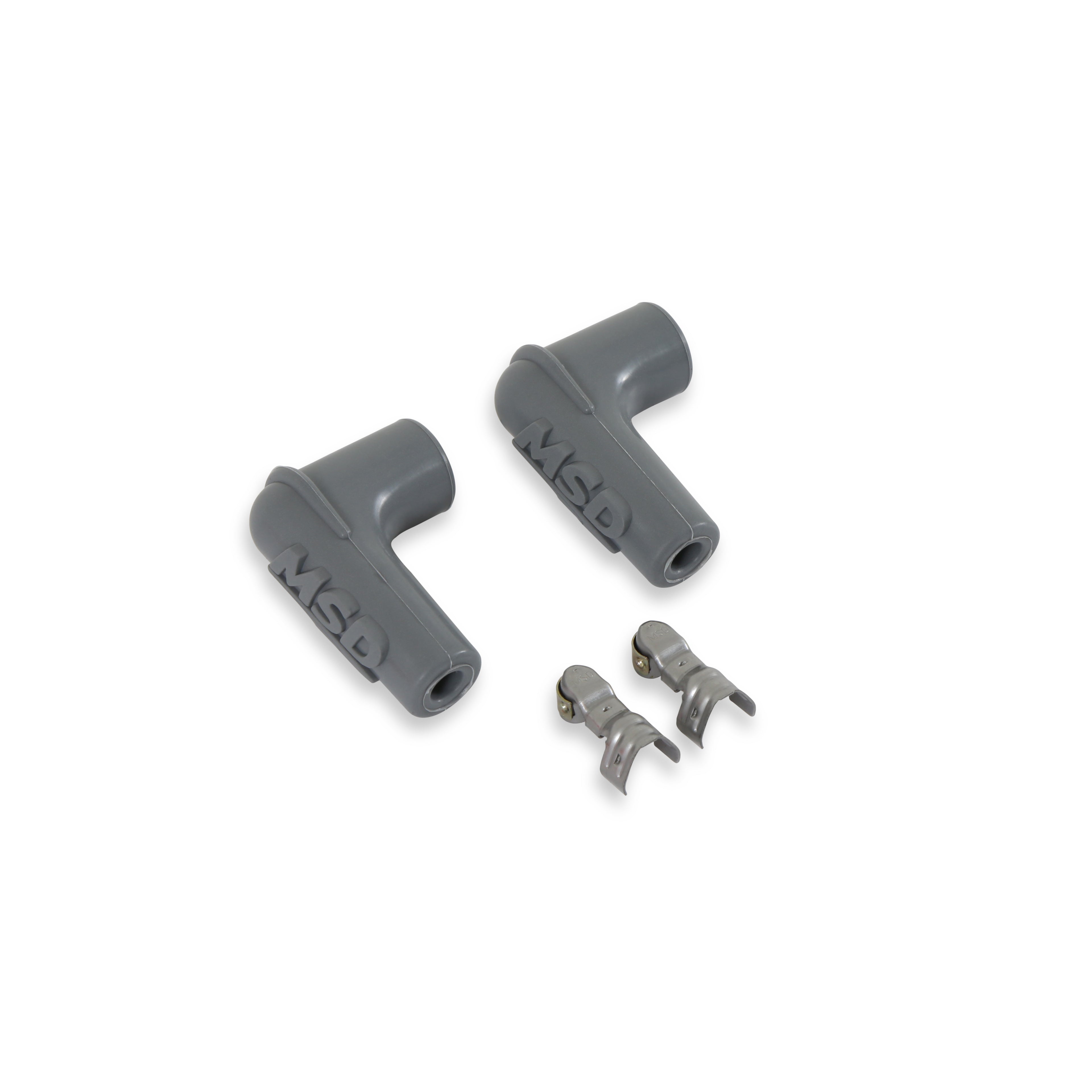 MSD Silicone 90° Spark Plug Boots & Terminals Spark Plug Boot Kit 3311 product image 1