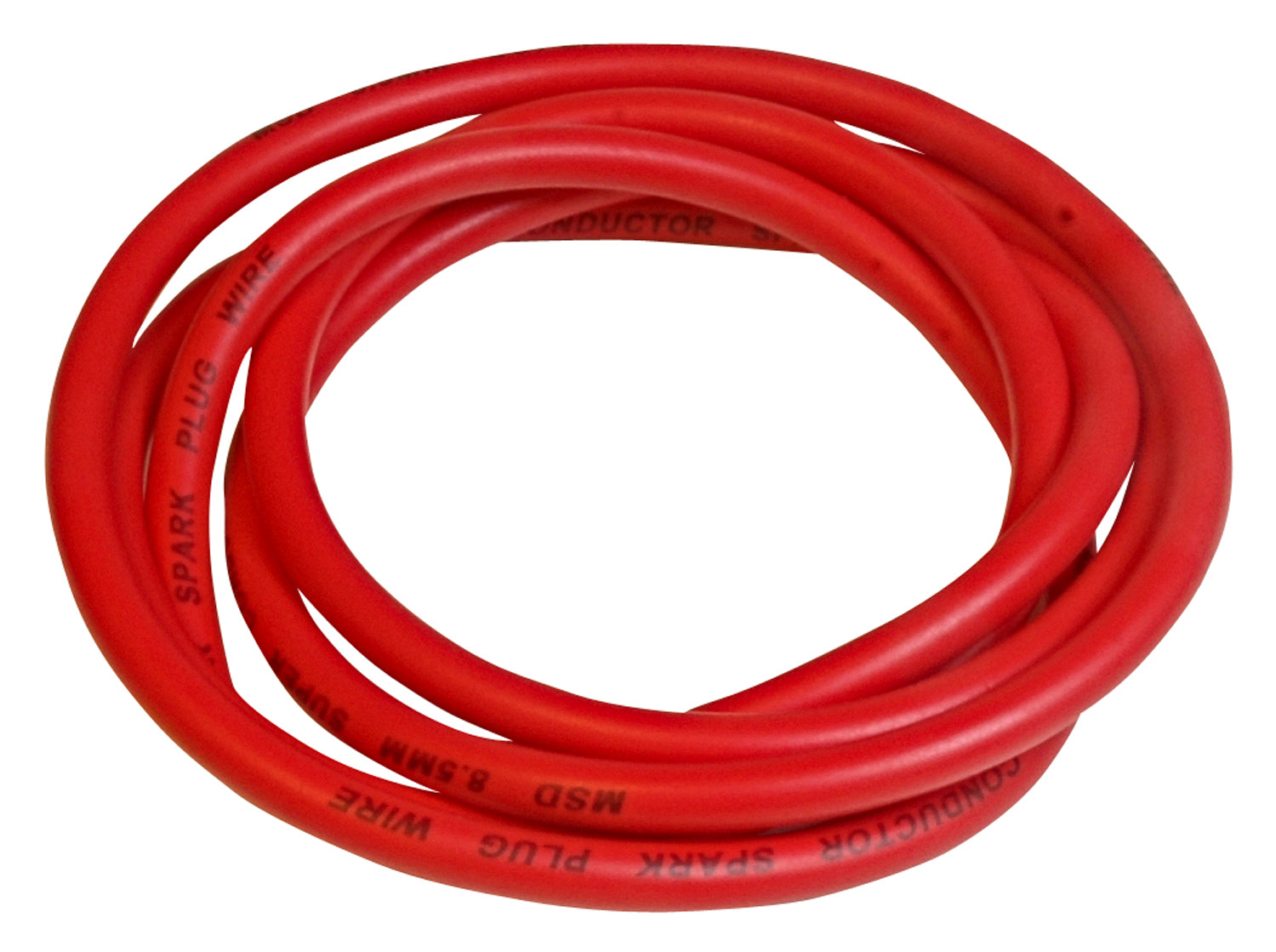 MSD Red Super Conductor Spark Plug Wire in Bulk, 6' Length. 34039 product image 1