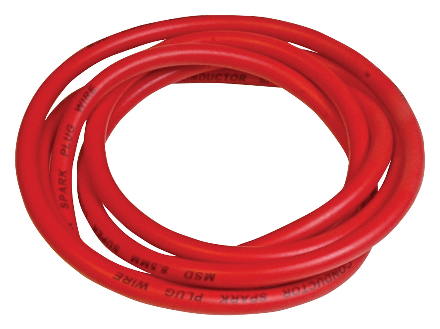 MSD Spark Plug Wire - Super Conductor - 8.5mm - Red - Bulk 34059 product image 1