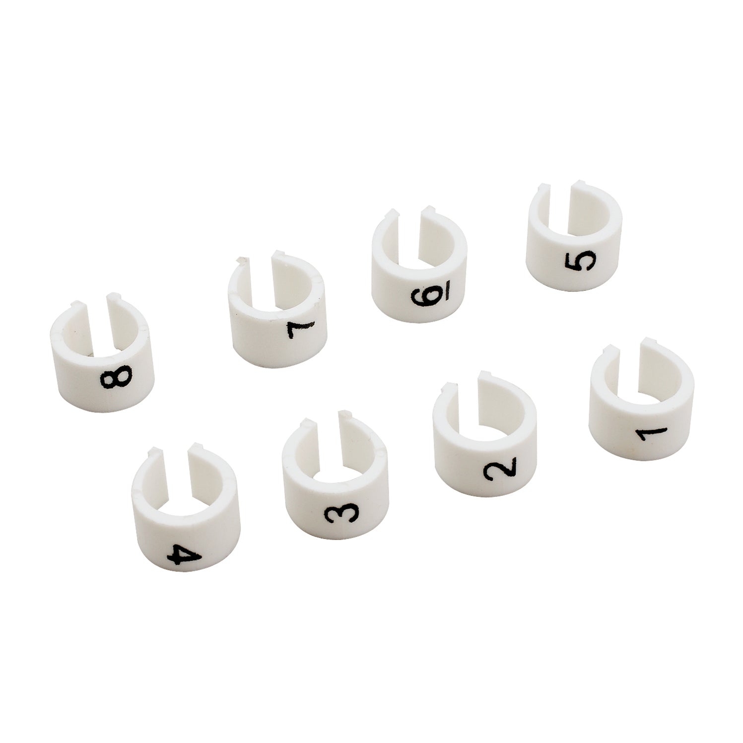Mr Gasket White With Cylinder Numbers - White / Black Spark Plug Wire Set 4472 product image 1