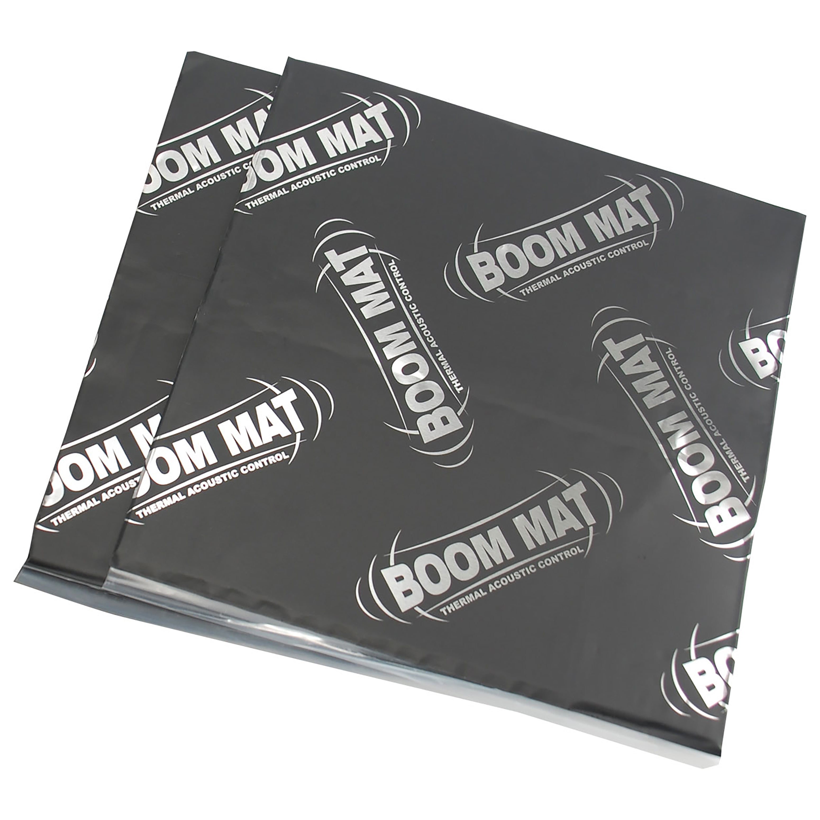 Design Engineering Two 12 inch by 12-1/2 inch sheets of Boom Mat. Sound Dampening Sheet 50200