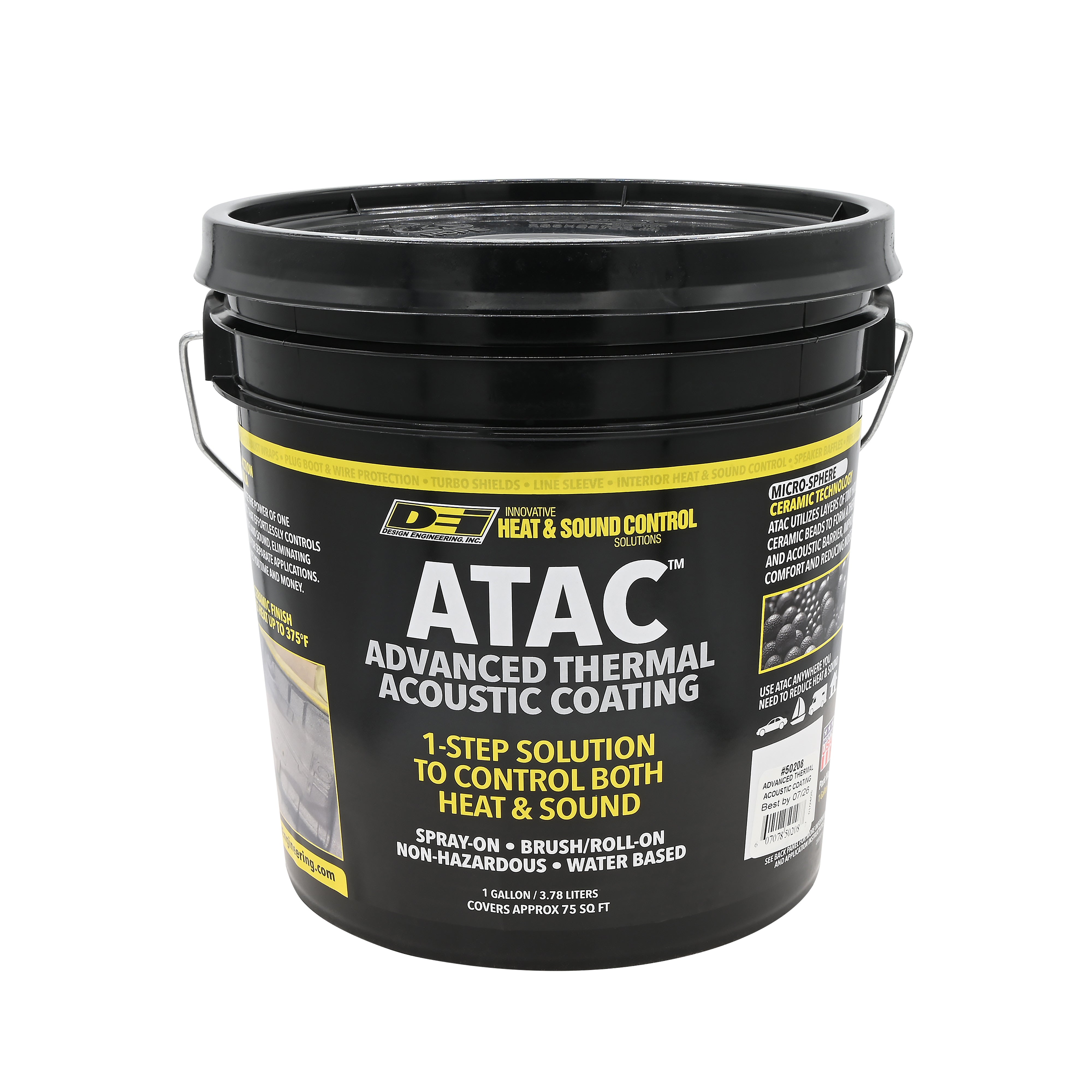 Design Engineering ATAC Thermal Acoustic Coating 1 Gallon Sound Dampening Spray 50208
