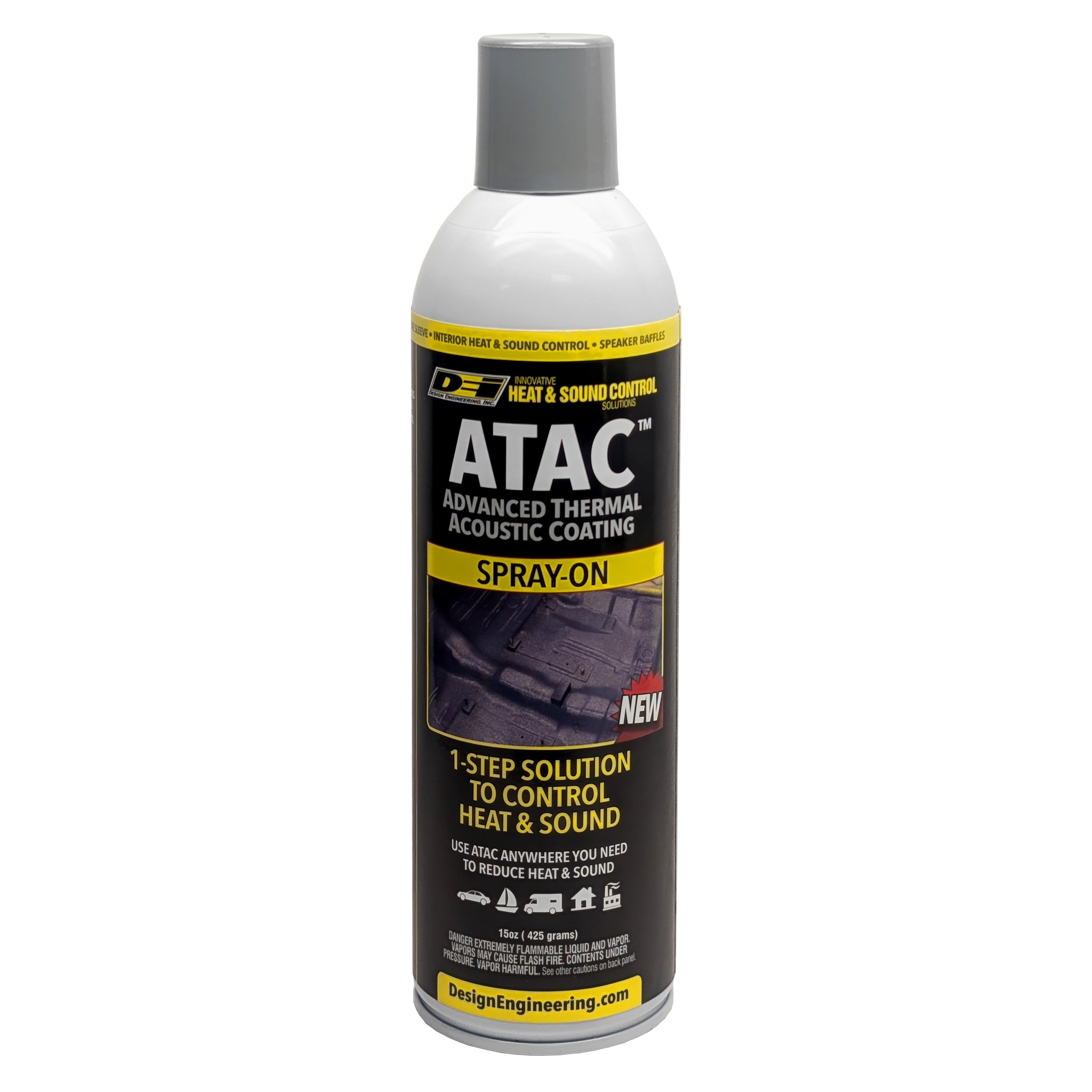 Design Engineering One 15 oz. can of ATAC Spray-On. Sound Dampening Spray 50211