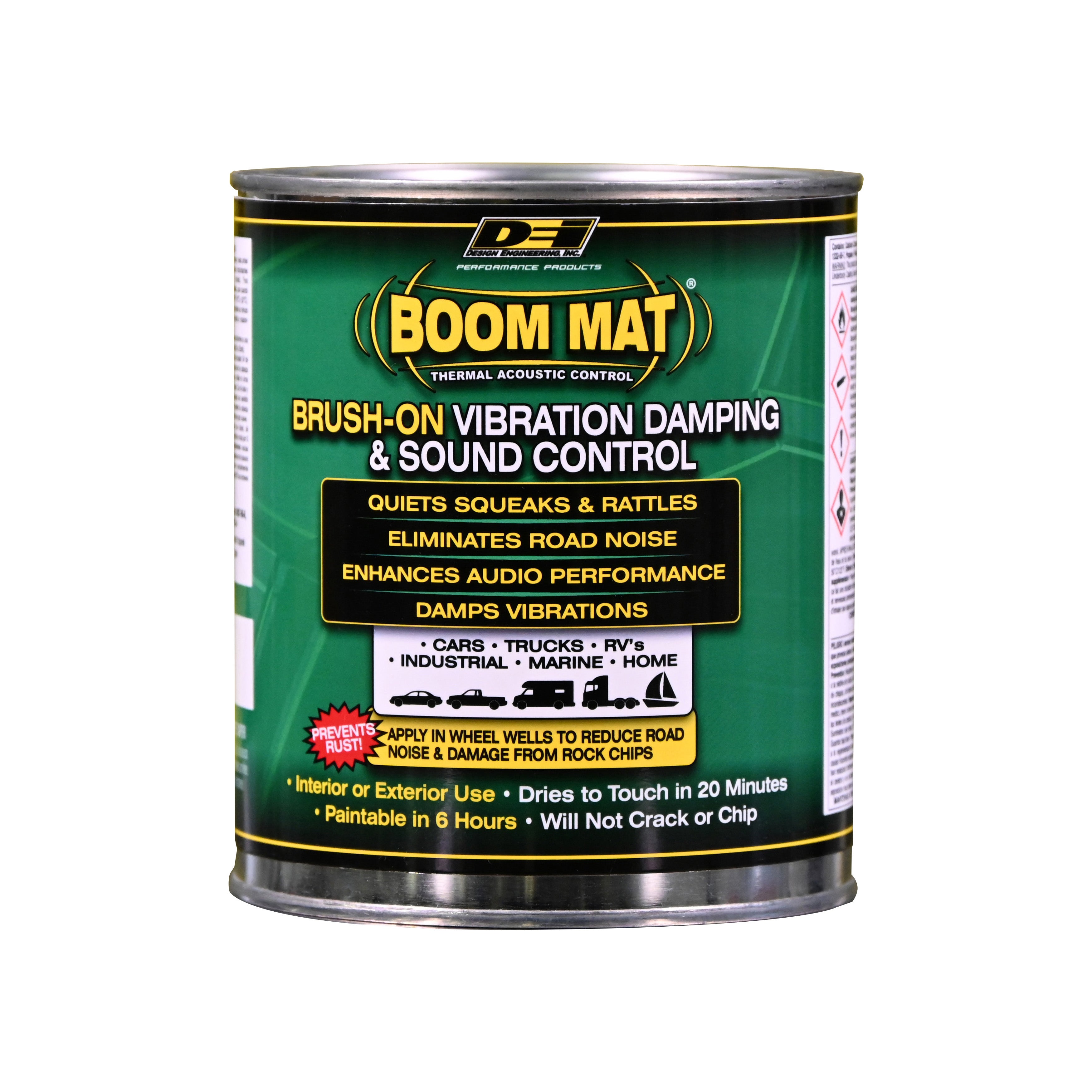 Design Engineering One can of Boom Mat Liquid damping material. Sound Dampening Spray 50219