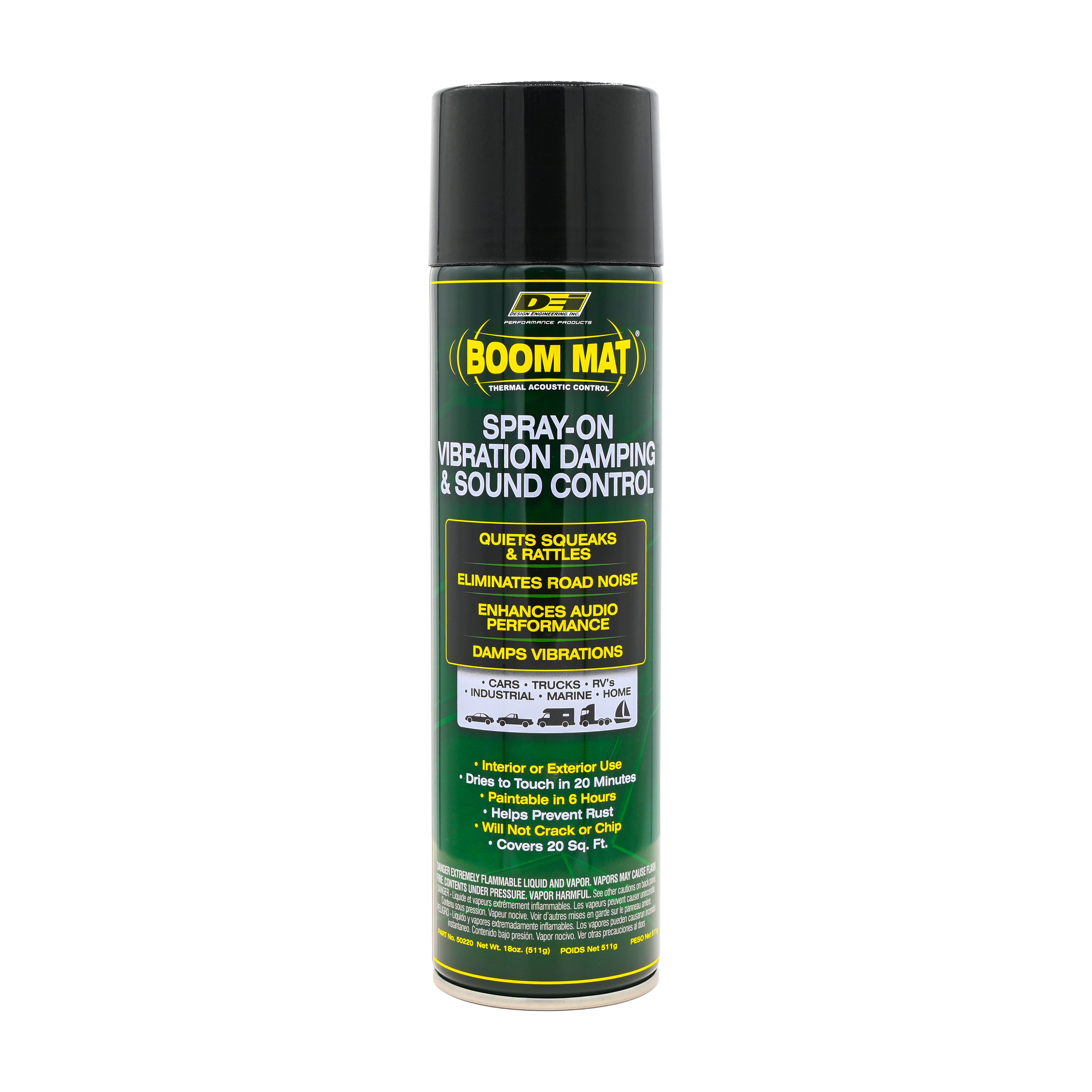 Design Engineering One 18 oz can of vibration damping spray. Spray Adhesive 50220