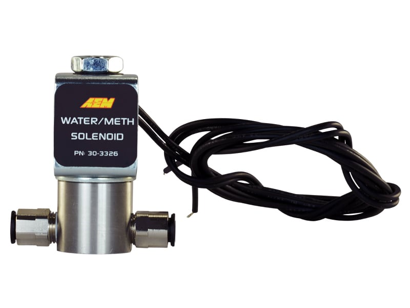AEM Electronics Engine Component High-Flow Low-Current Water/Methanol Injection Solenoid 30-3326