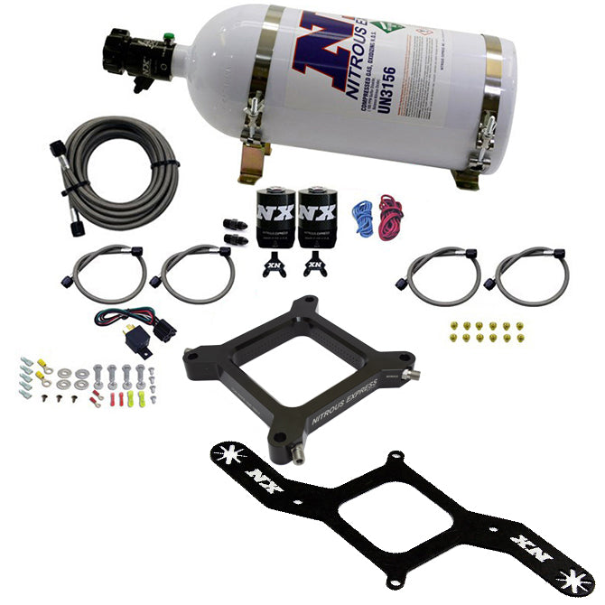 Nitrous Express 4150 Assassin Plate; Stage 6 (50-300HP) 10LB Bottle . 67040-10