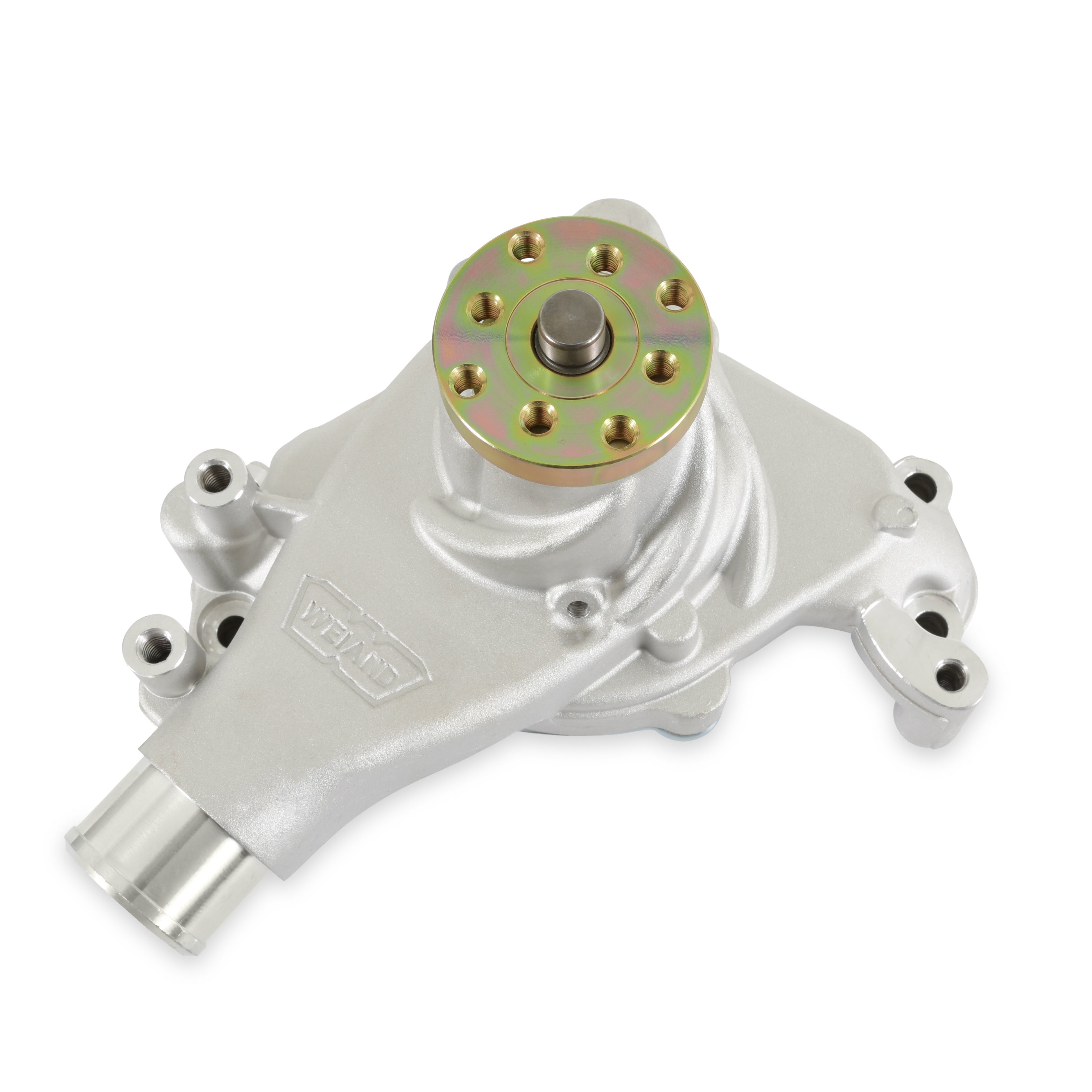 Weiand SBC Action Plus withP - Long- Satin Engine Water Pump 9240