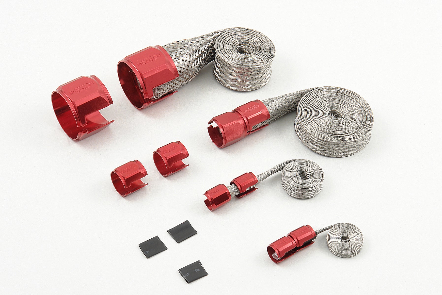 Mr Gasket Mr. Gasket Flex-braid Hose Sleeve Kit - Red Gasket Set 8090 product image 1