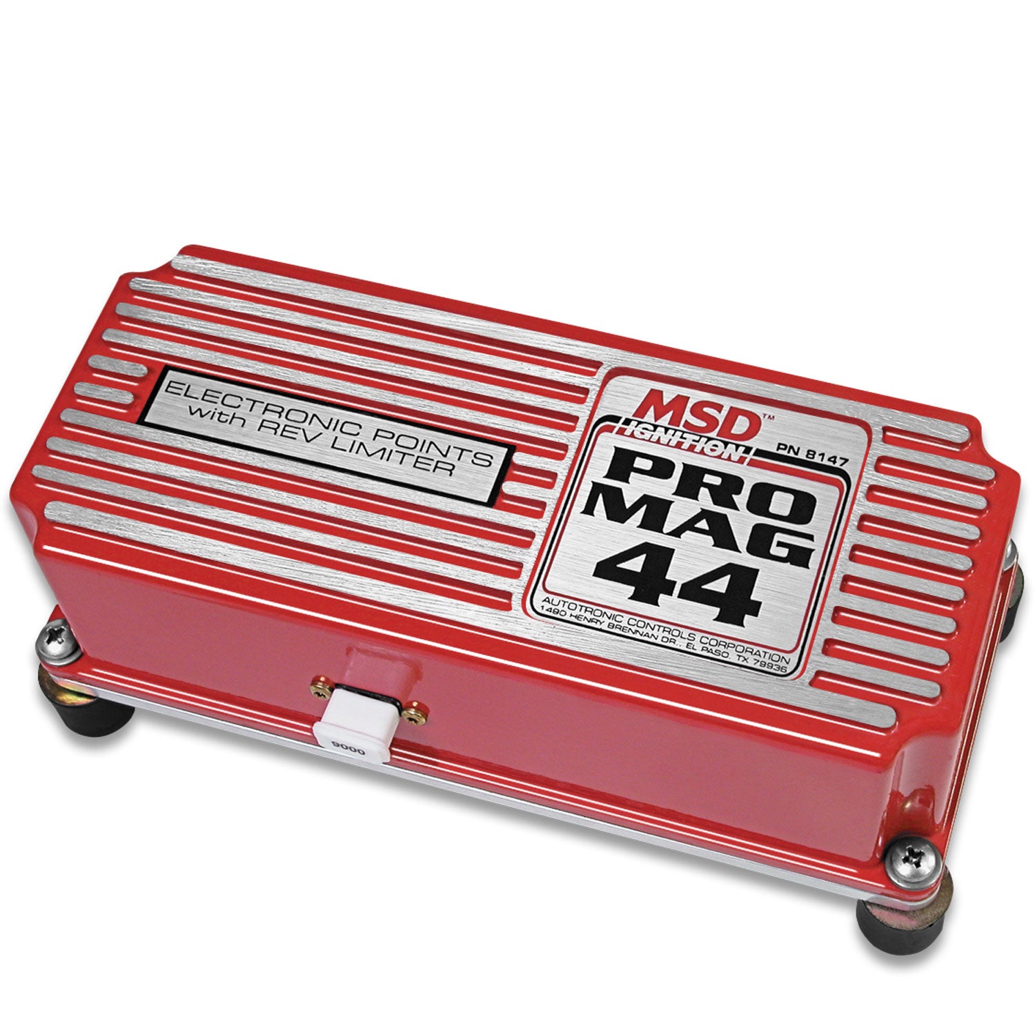 MSD Pro Mag 44 Amp Electronic Points Box - Red Ignition Control Module 8147 product image 1