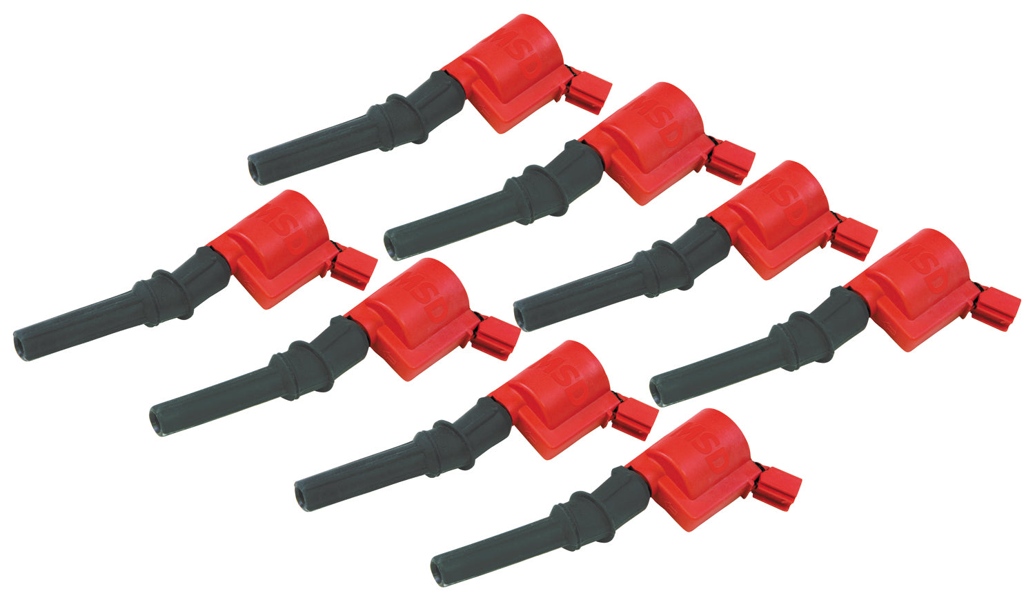 MSD Ignition Coil - Blaster - Ford 2-Valve V8 - Red - 8-pack 82428 product image 1