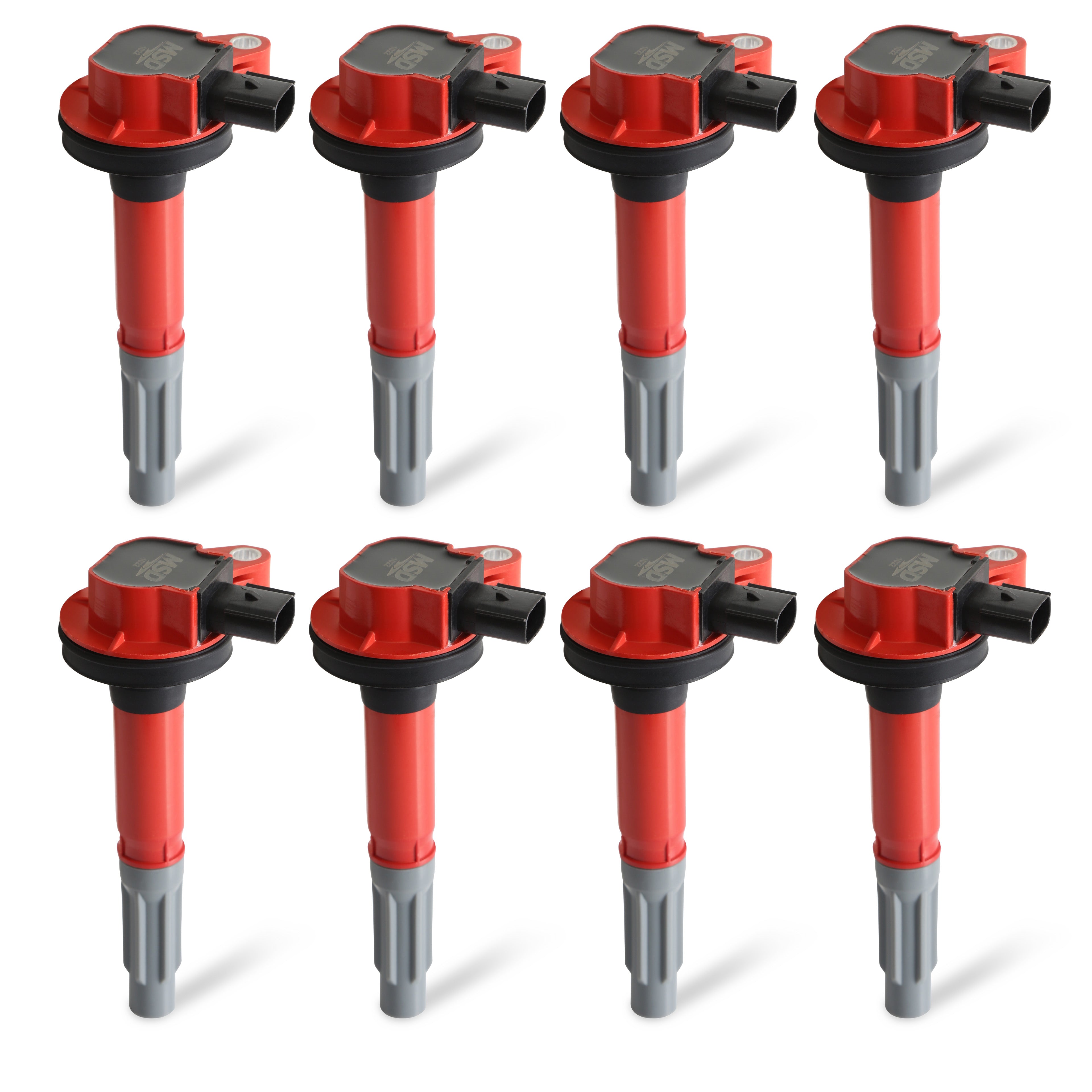 MSD Ignition Coil - Blaster - Ford 5.0L Coyote - Red - 8-Pack 82488 product image 1