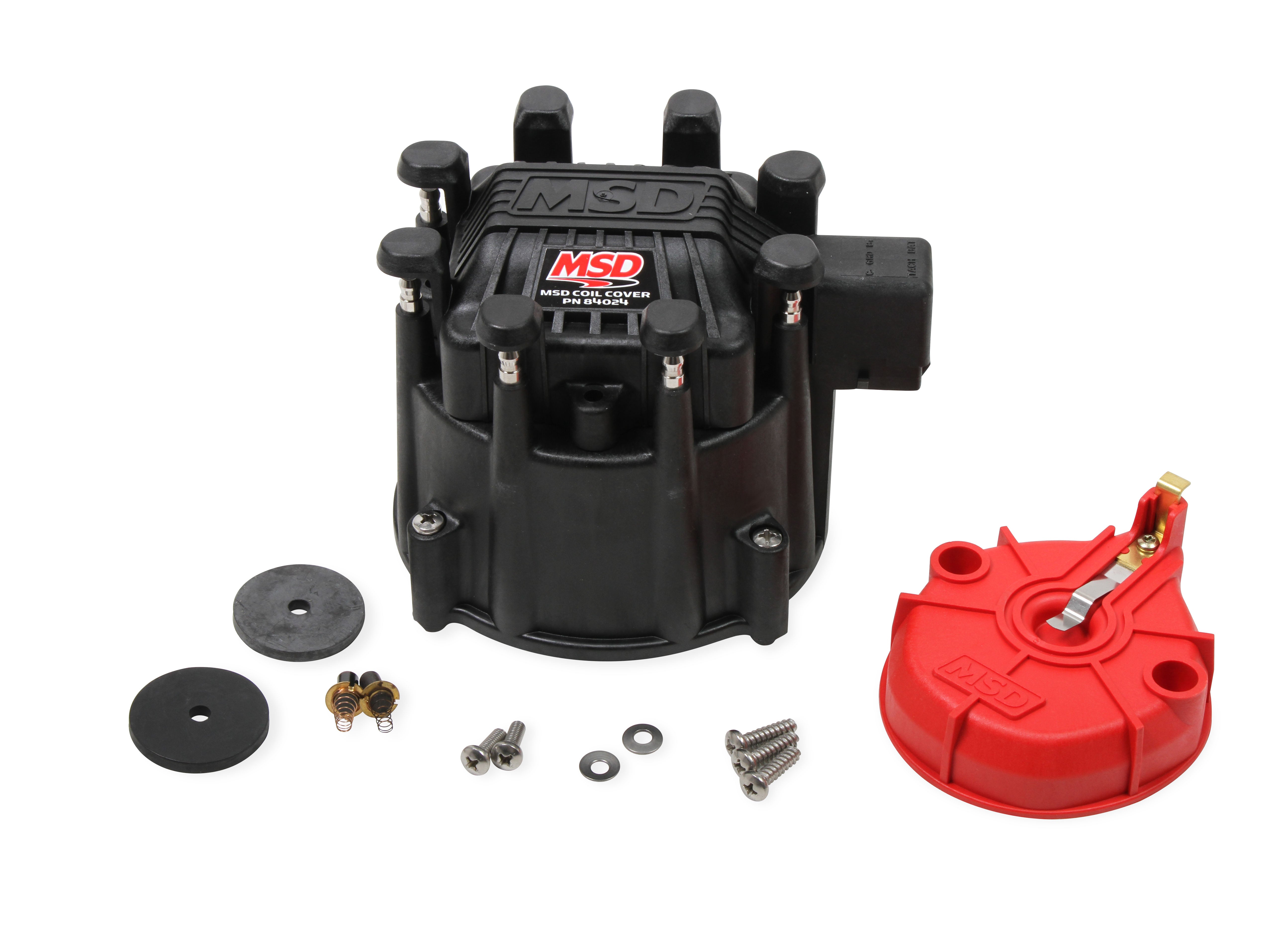 MSD Black Distributor Cap / Cap And Rotor Kit. 84025 product image 1
