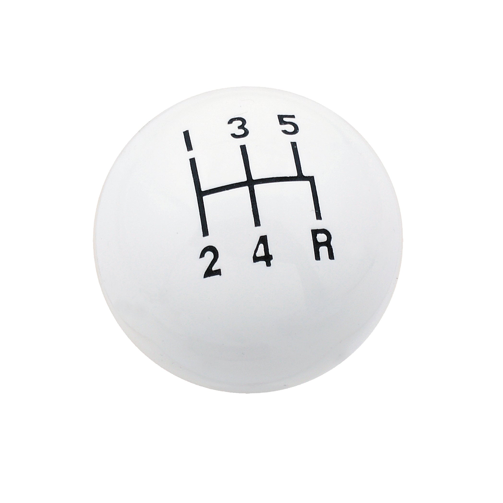 Mr Gasket Mr. Gasket Shifter Knob - 5-Speed Pattern - White Gasket Set 9619 product image 1