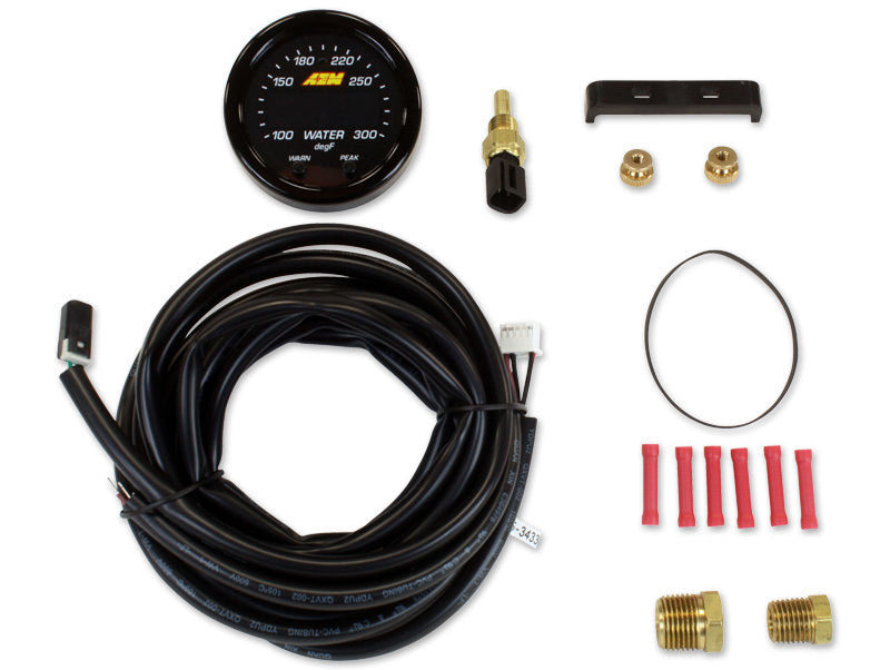 AEM Electronics X-Series Temperature Gauge 100-300°F Digital Electric, Part 30-0302