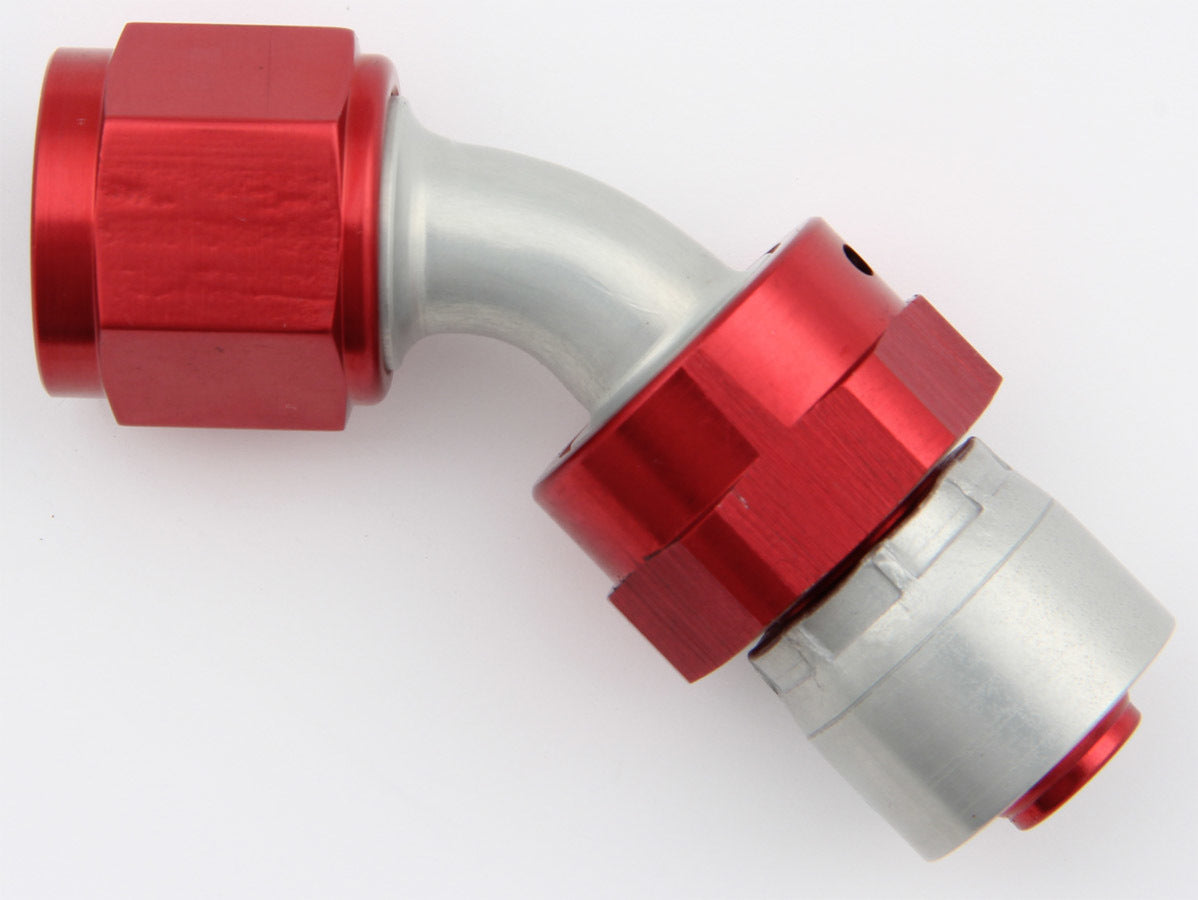 Aeroquip Hose Ends #8 45 Deg Startlite Crimp Fitting FBM4223