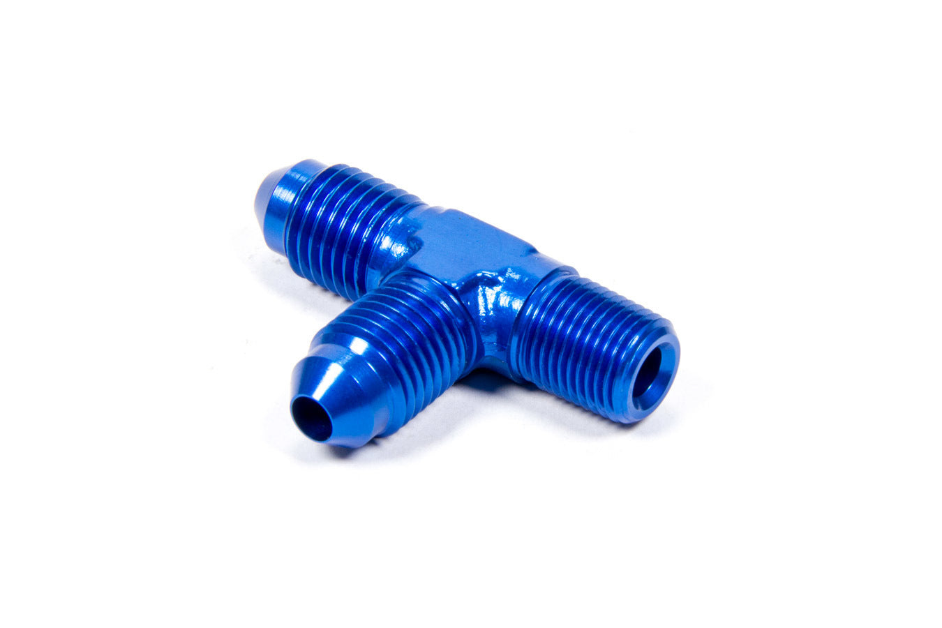 Aeroquip AN-NPT Fittings and Components Alum Run Tee #4fl/1/8in P FCM2124
