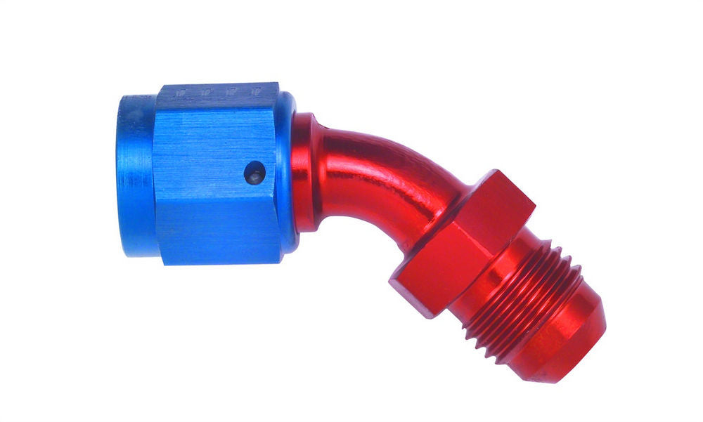 Aeroquip AN-NPT Fittings and Components #10 Male to #10 Female 45 Deg Swivel Fitting FCM3150