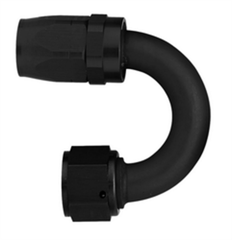 Aeroquip Hose Ends #8 180 Deg Hose End Black FCM4463