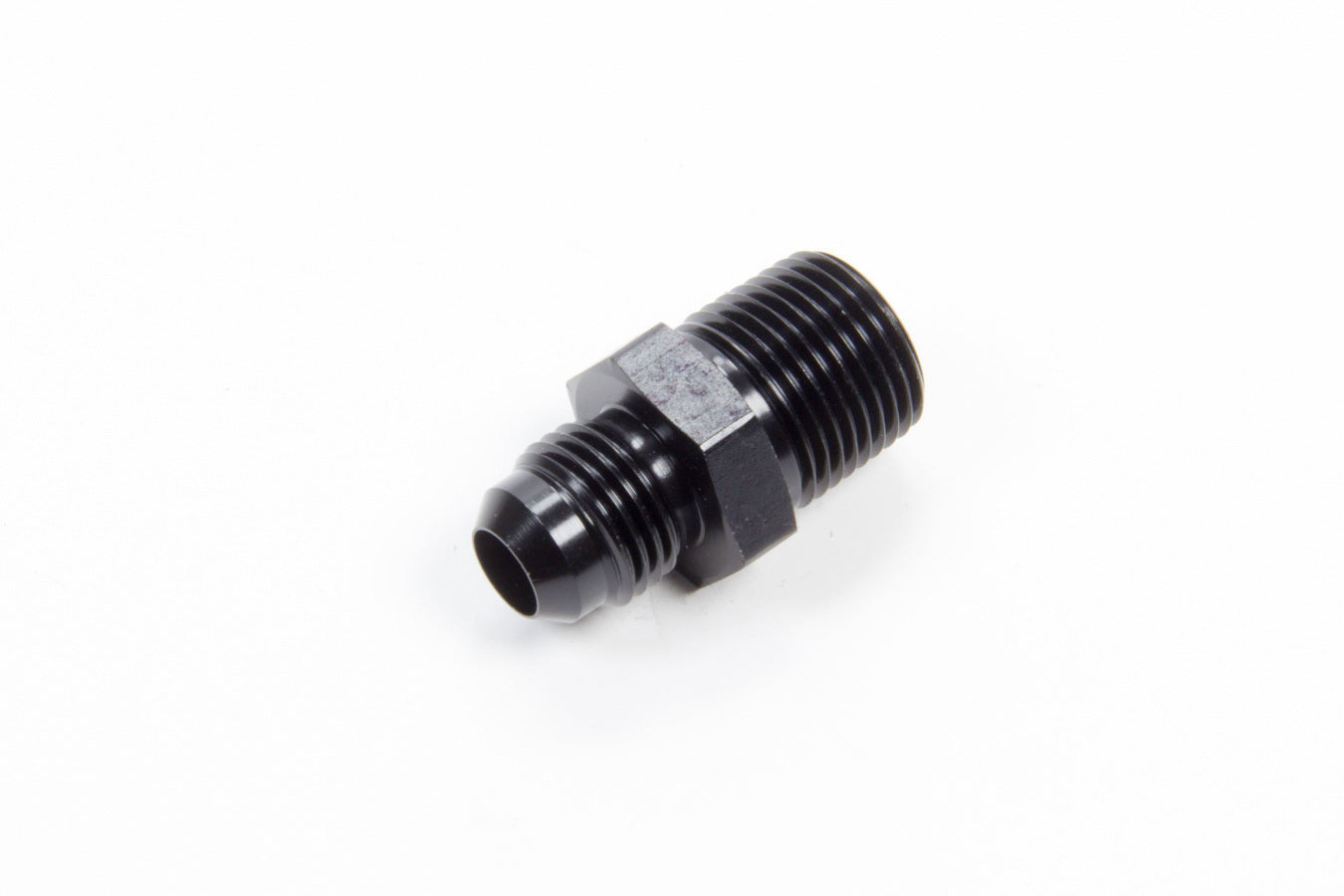 Aeroquip AN-NPT Fittings and Components Str Alum #6 Flare 3/8in Black FCM5005