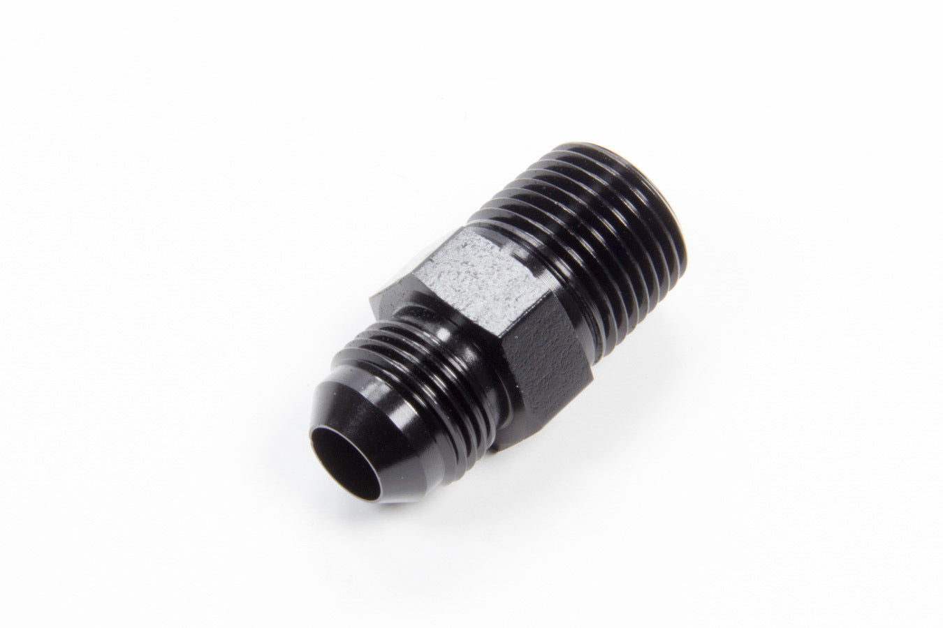 Aeroquip AN-NPT Fittings and Components Str Alum #8 Flare 1/2in Black FCM5008