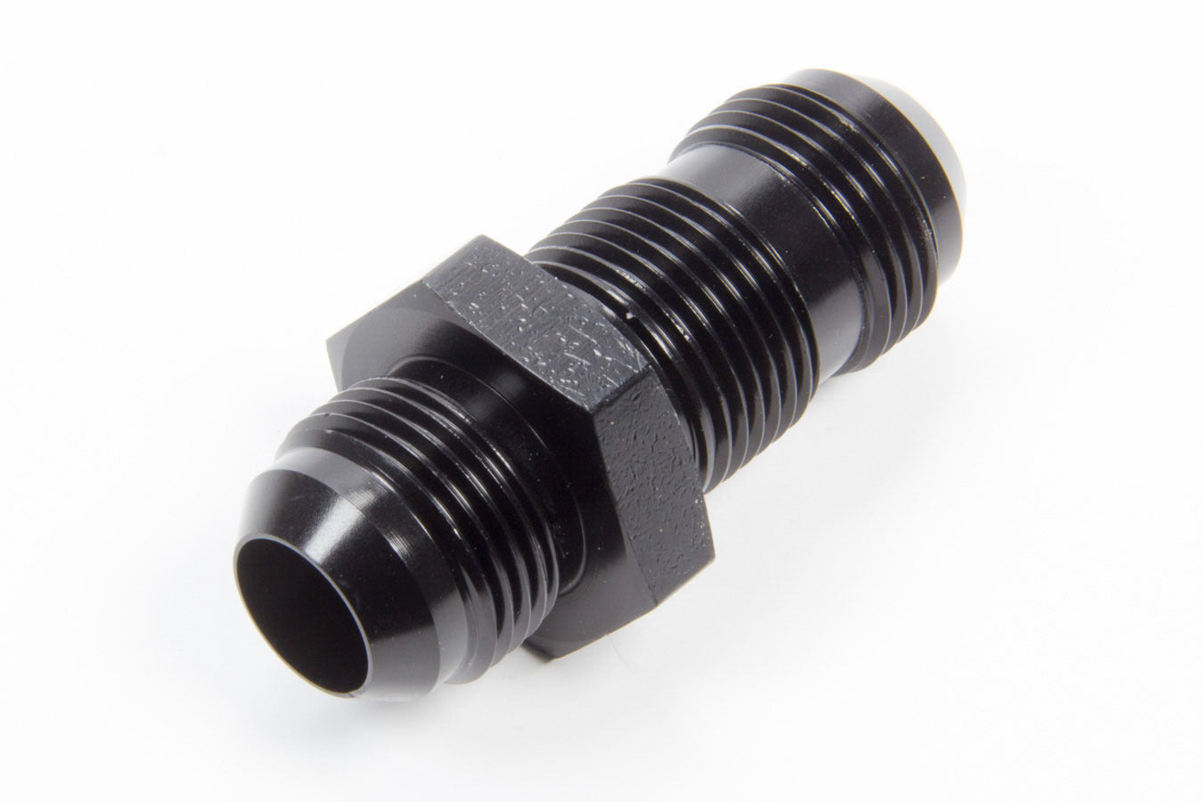Aeroquip AN-NPT Fittings and Components #12 Flare End Bulkhead Union Black FCM5075