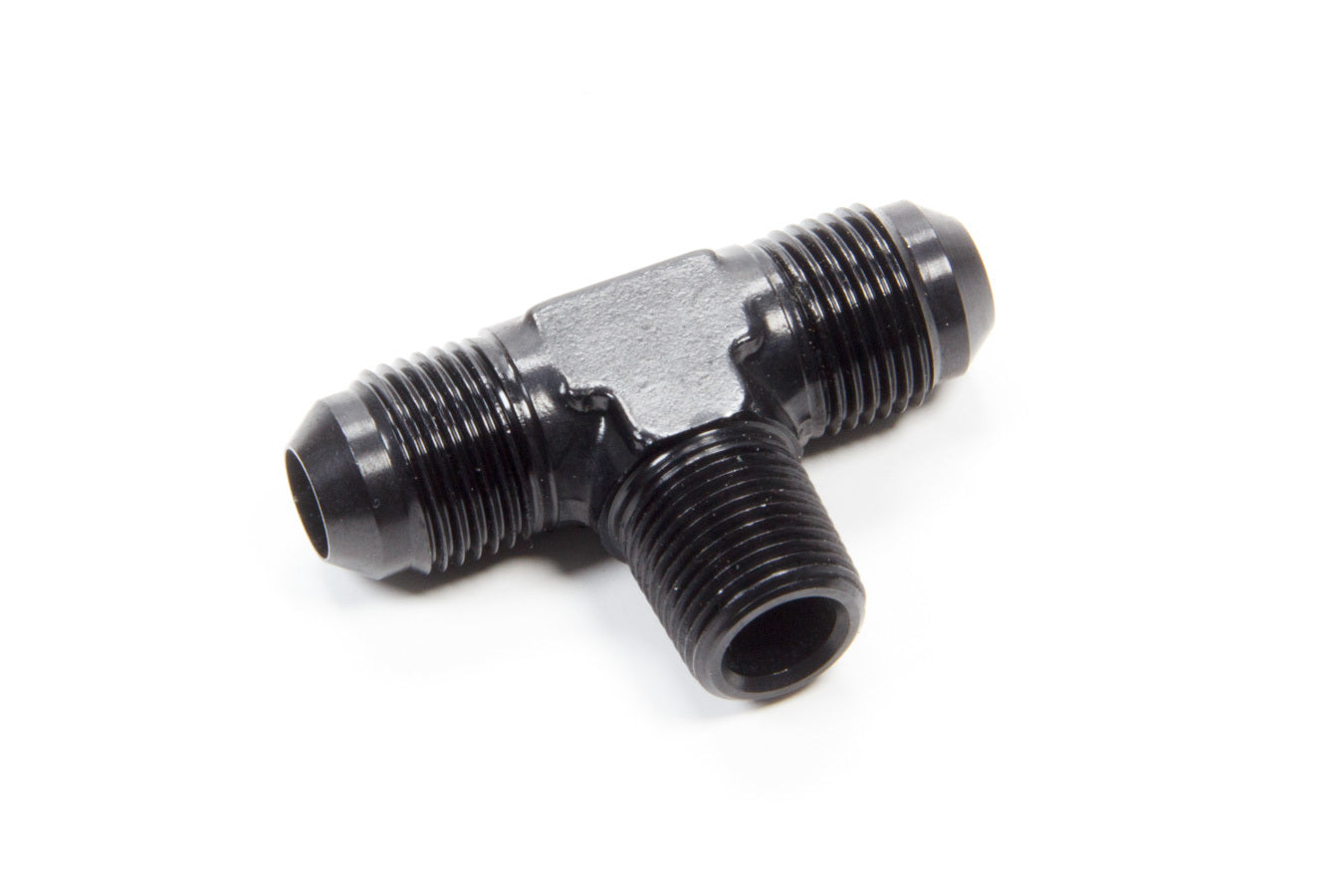 Aeroquip AN-NPT Fittings and Components Alum #8 Male Branch Tee Black FCM5123