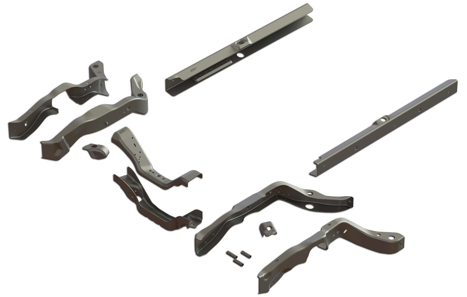 AFCO Racing Frame Rails Frame Clip Modified 68- 72 Chevelle GM A-Body AFC40000