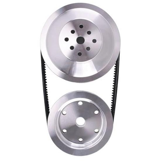 AFCO Racing Cooling Component Pulley Kit 20% Red. SBC Long Water Pump 80061