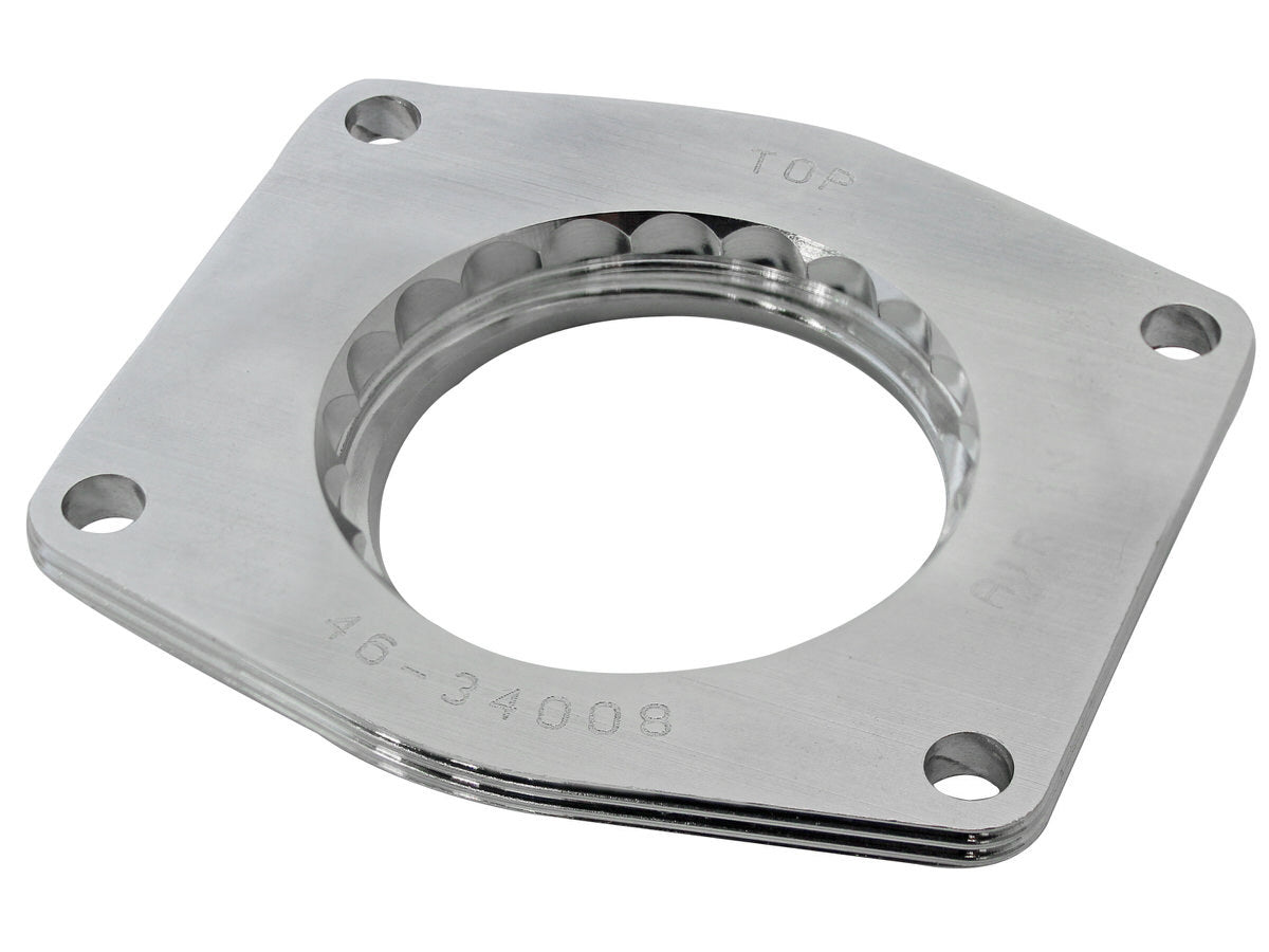 aFe Power Wheel Accessory Silver Bullet Throttle B ody Spacer Kit GM Silver 46-34008
