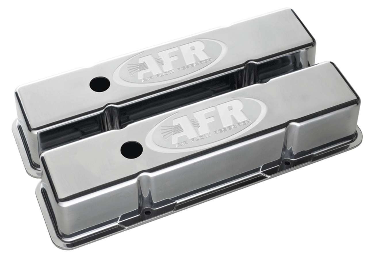 Air FLow Research Engine Component SBC Tall Alum Valve Cvr Polished w/AFR Logo 6704