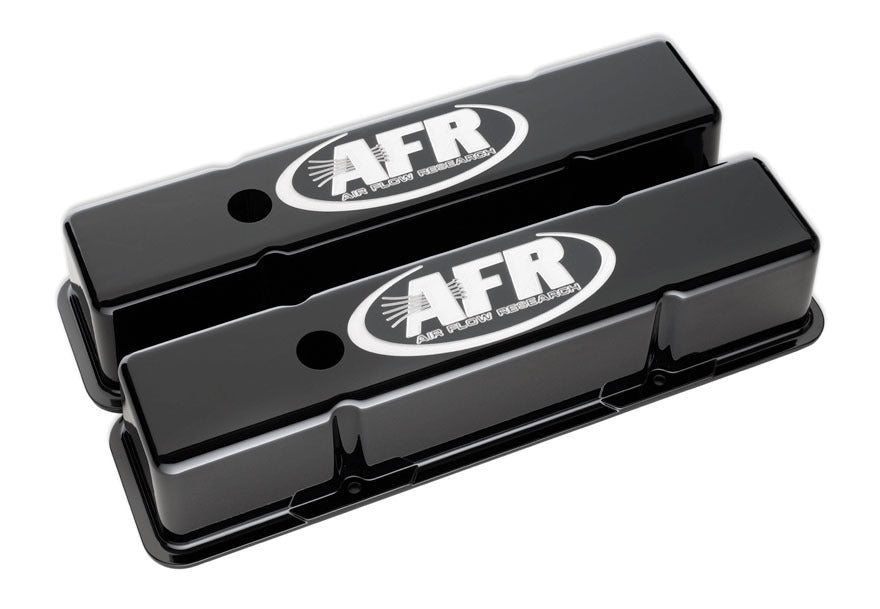 Air FLow Research Engine Component SBC Tall Alum Valve Cvr Black w/AFR Logo 6705